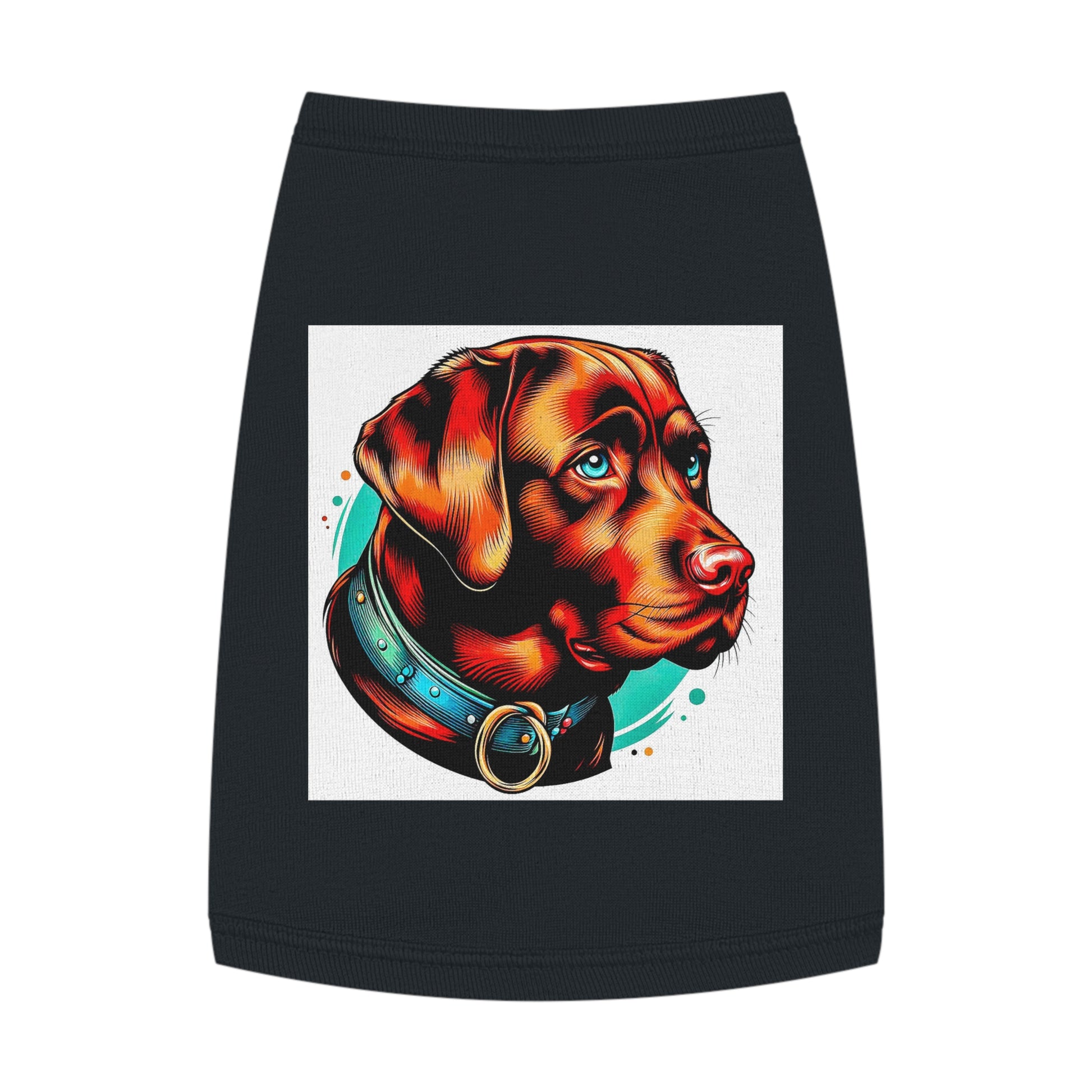 Labrador Retriever handsome fellow shirt Pets Printify M Black