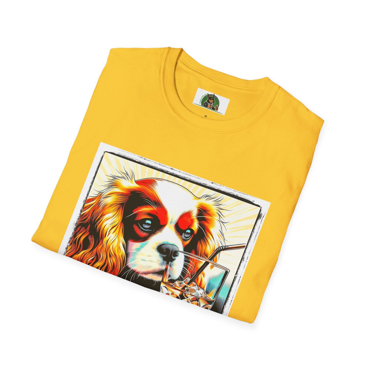 Cavalier King Charles Spaniel Sipping Tea TShirt