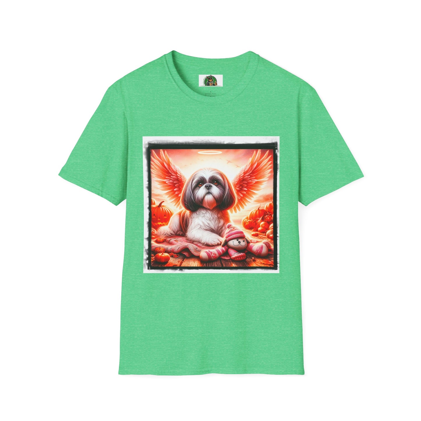 Shih Tzu T-Shirt Printify S Heather Irish Green 