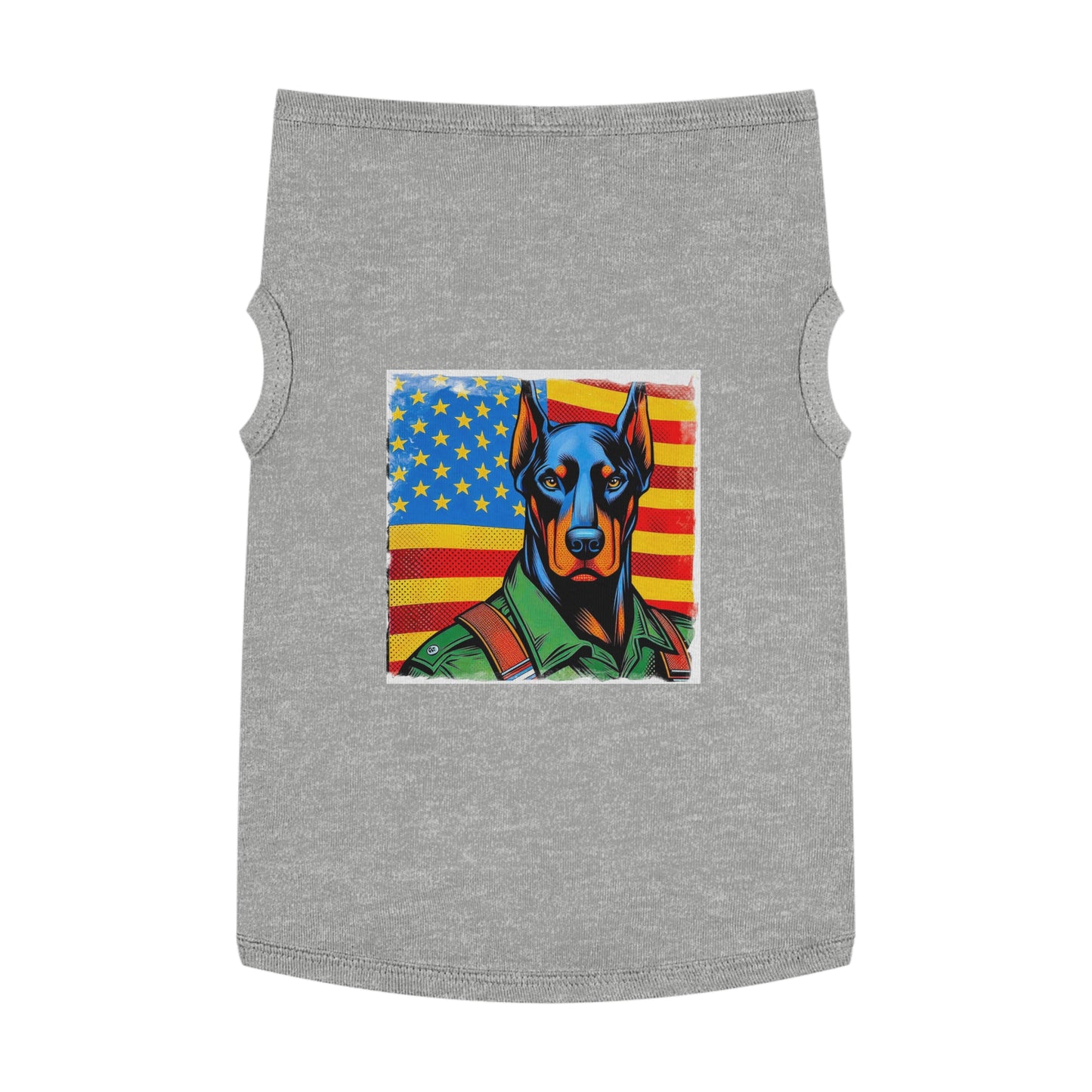 Pet Tank Top Doberman Pets Printify XL Heather