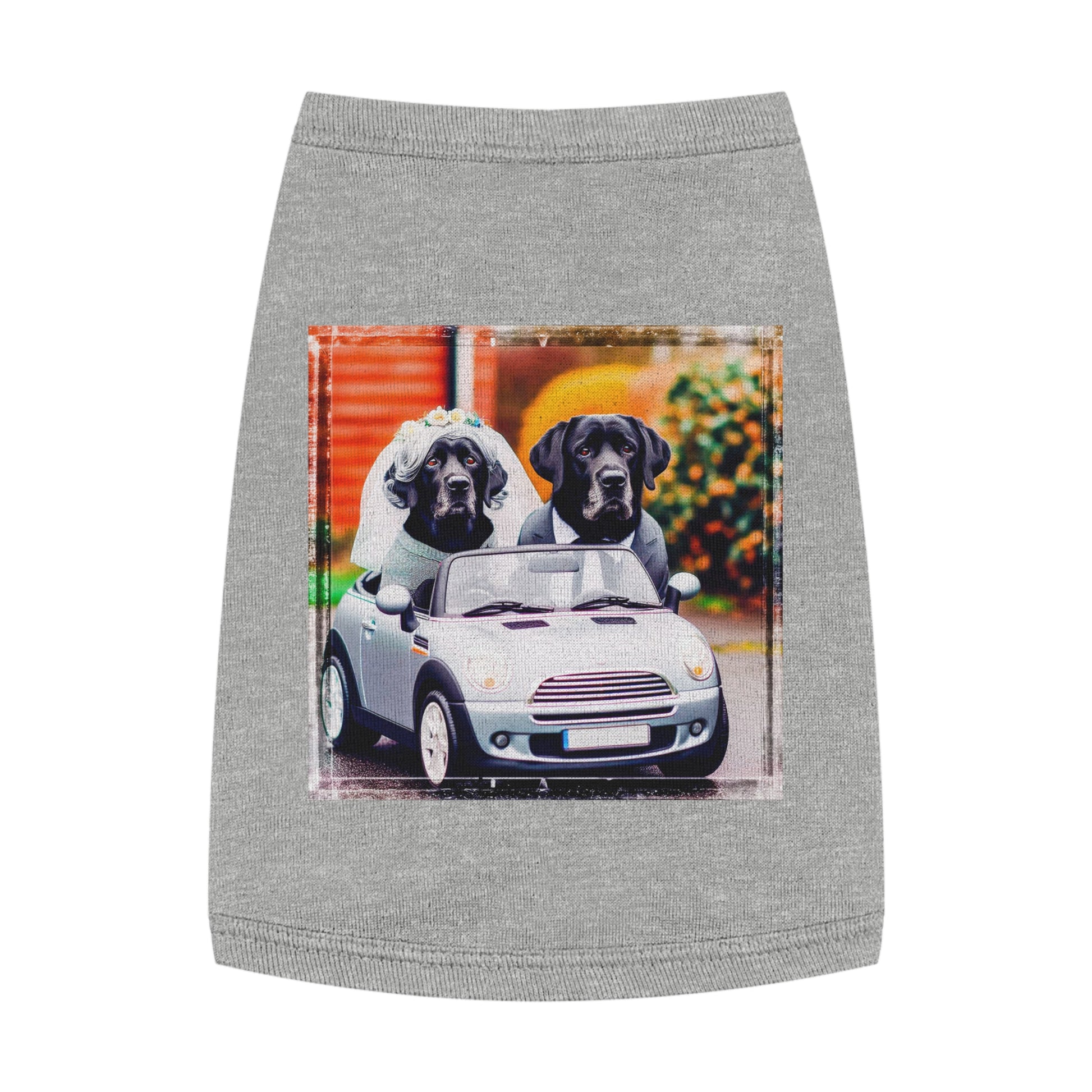 Wacky Pet Tank Top Labrador Retriever Pets Printify M Heather 