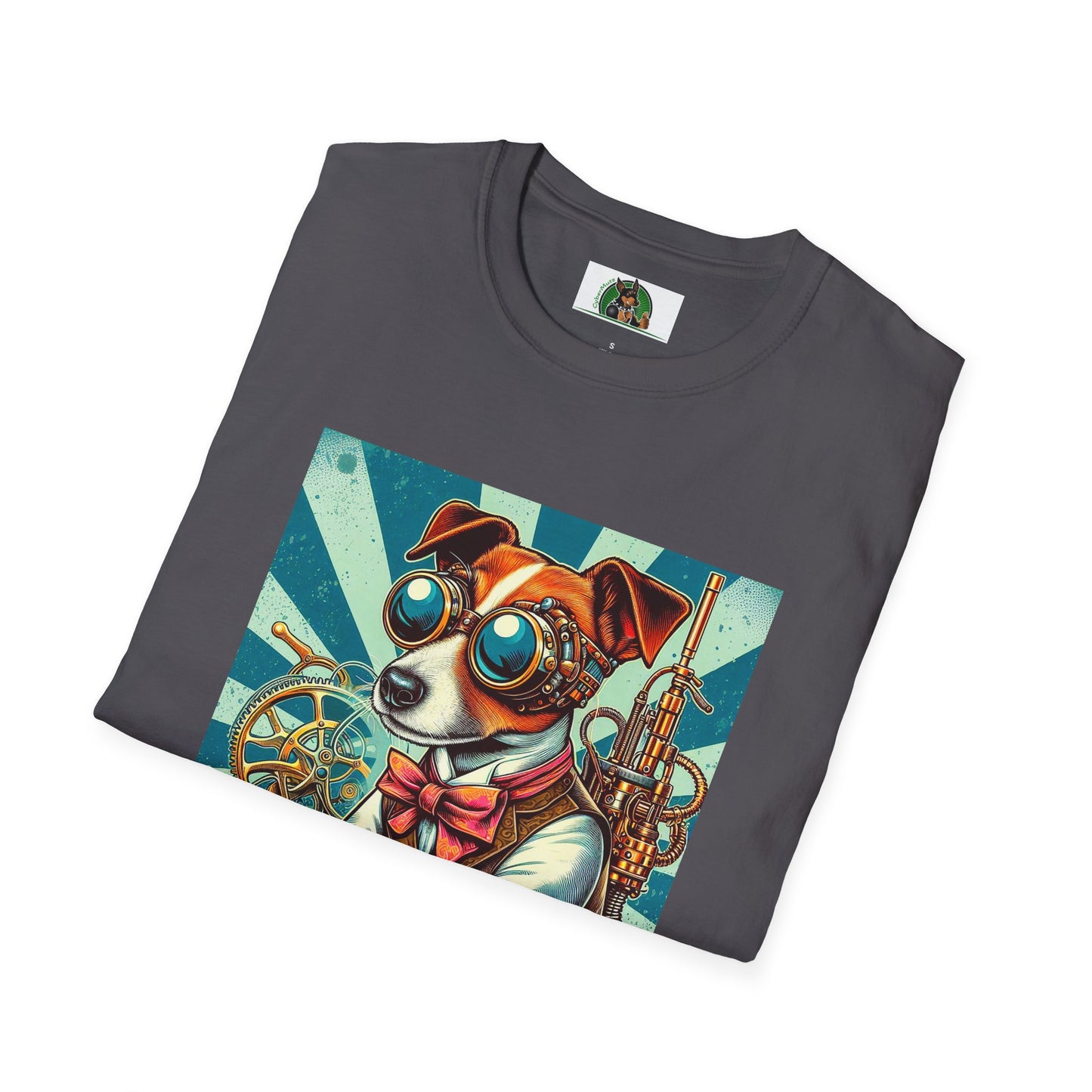 Jack Russell Steampunk Working T-Shirt Printify