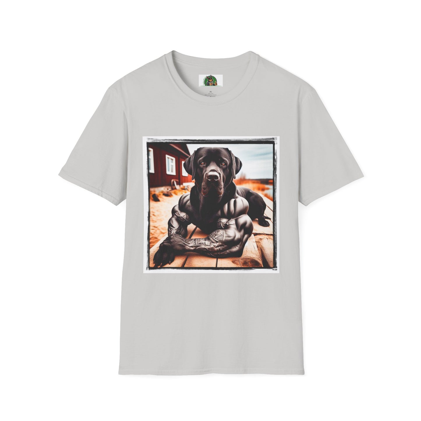 Labrador Retriever T-Shirt Printify S Ice Grey 