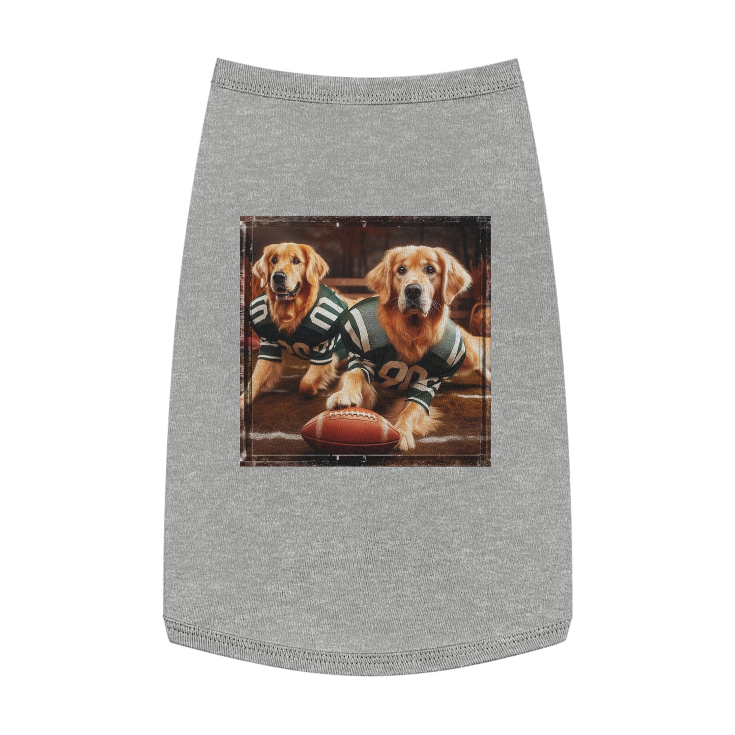 Golden Retriever pet tank top Pets Printify   