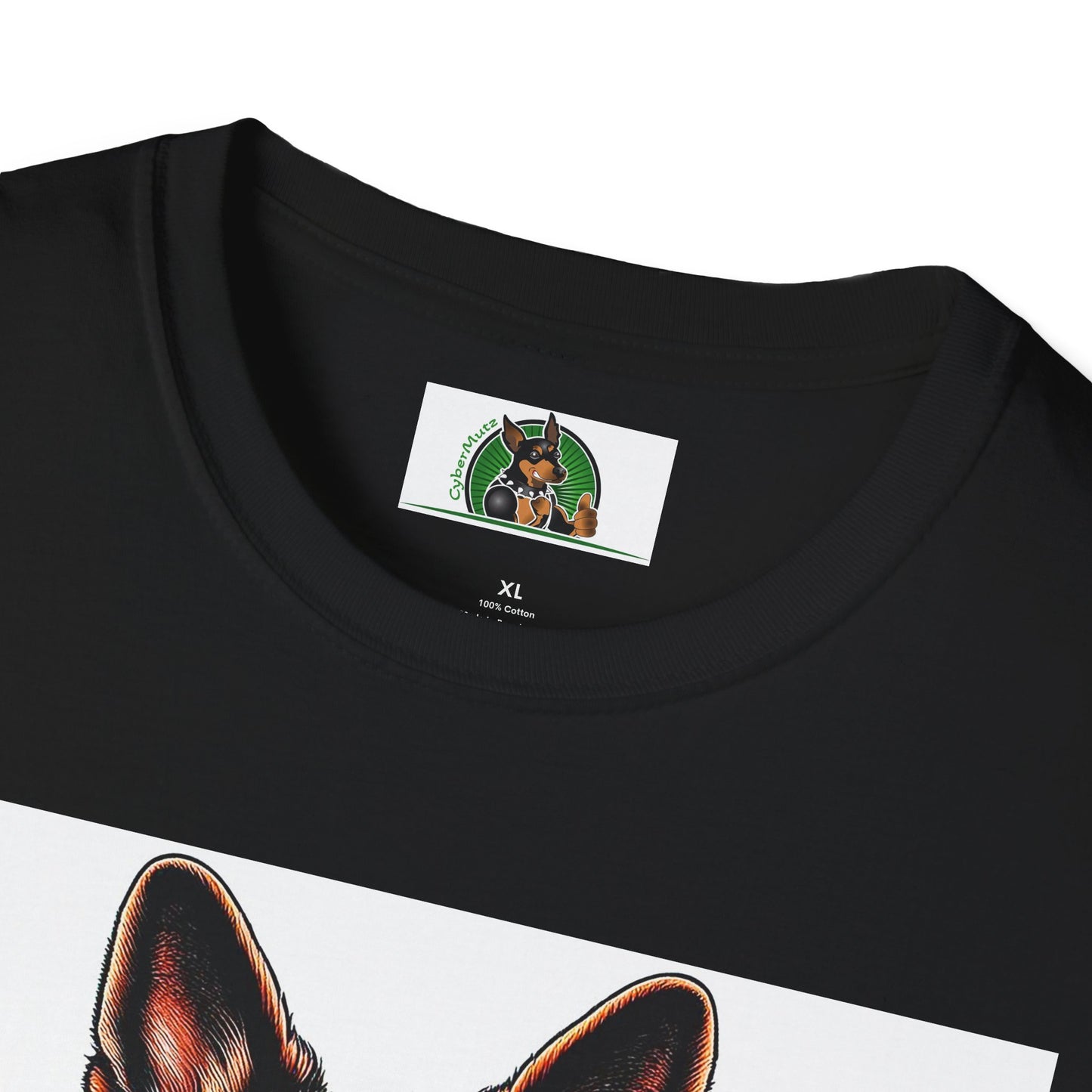 German Shepherd business suit shirt T-Shirt Printify