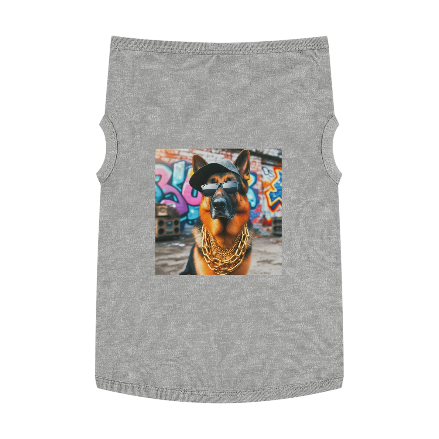 Pet Tank Top German Shepherd Pets Printify XL Heather 