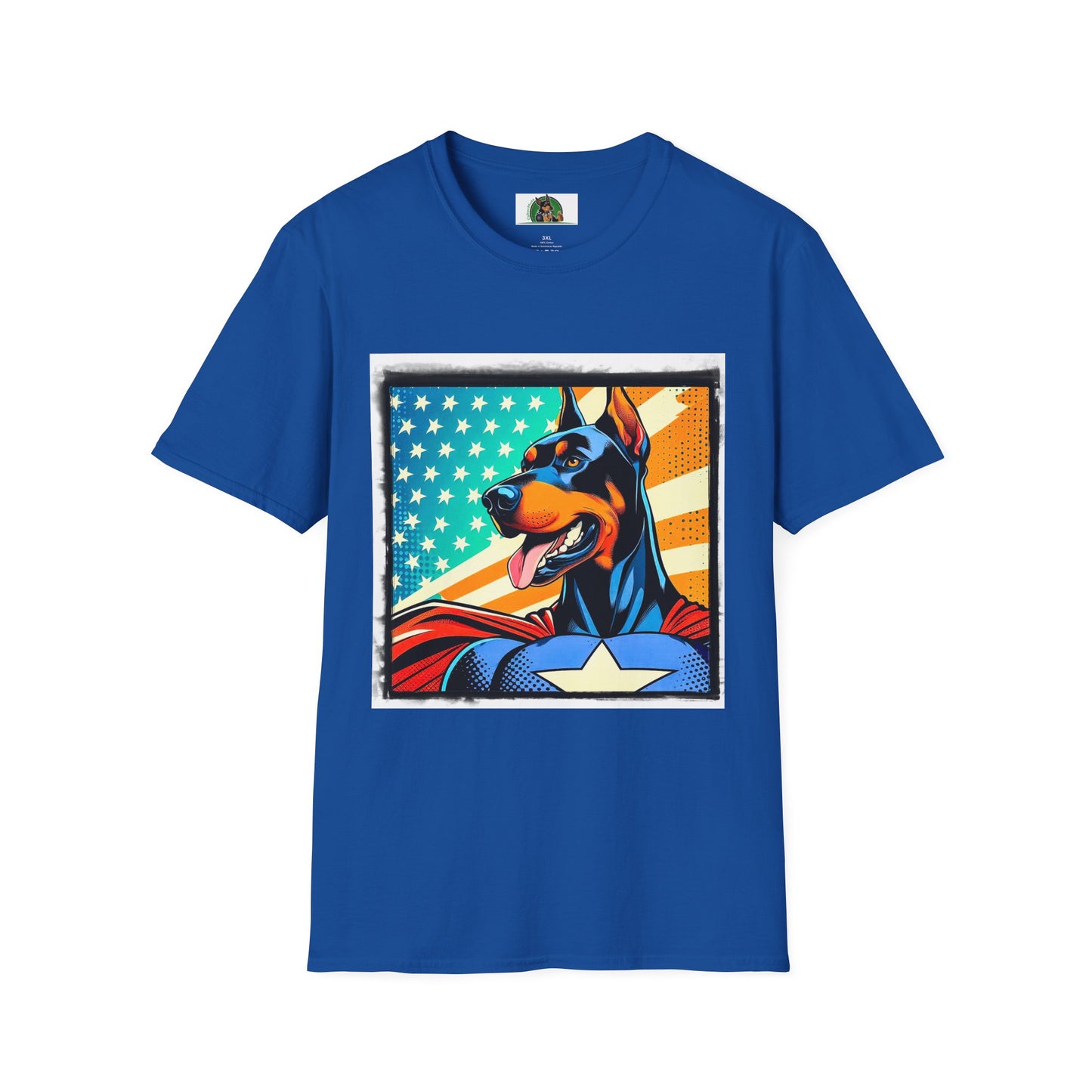 Doberman T-Shirt Printify XS Royal 