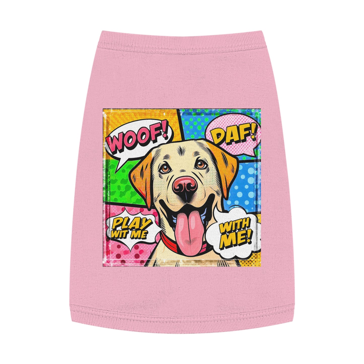 Wacky Pet Tank Top Labrador Retriever Pets Printify   