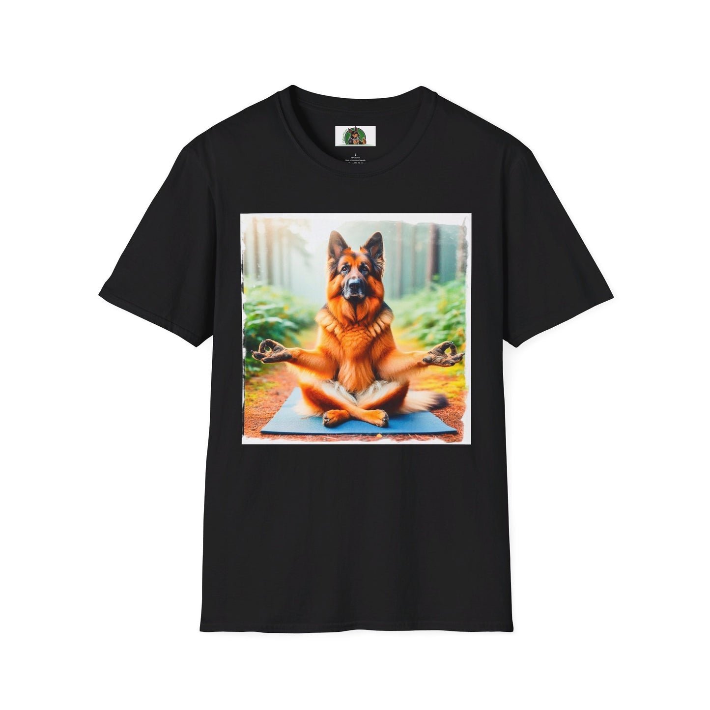 German Shepherd T-Shirt Printify Black S 