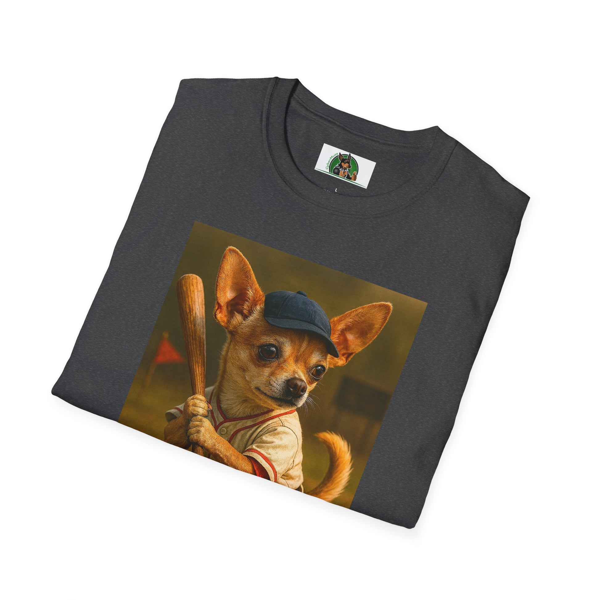 Chihuahua Baseball T-Shirt Sports T-Shirt Printify