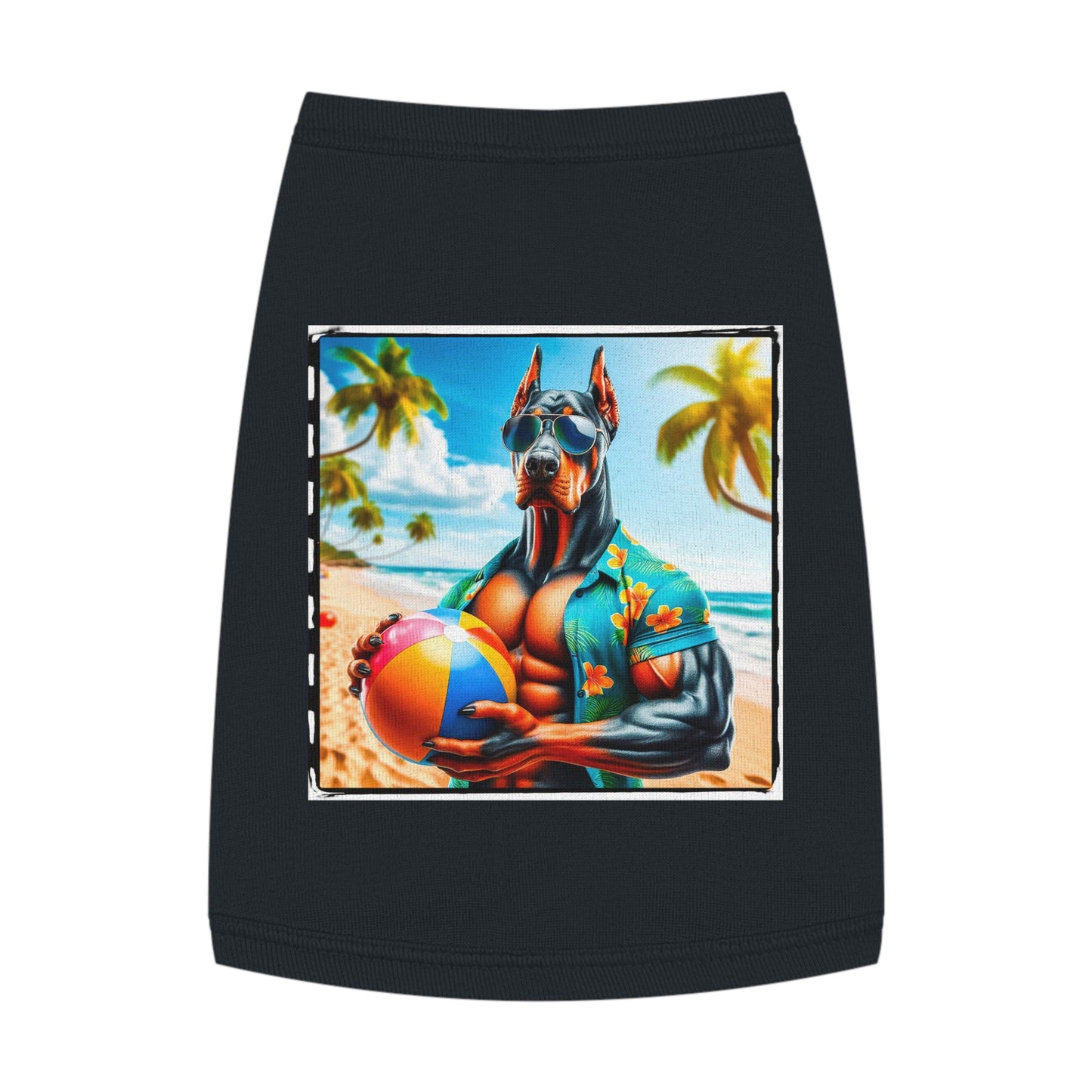 Pet Tank Top Doberman Pets Printify   