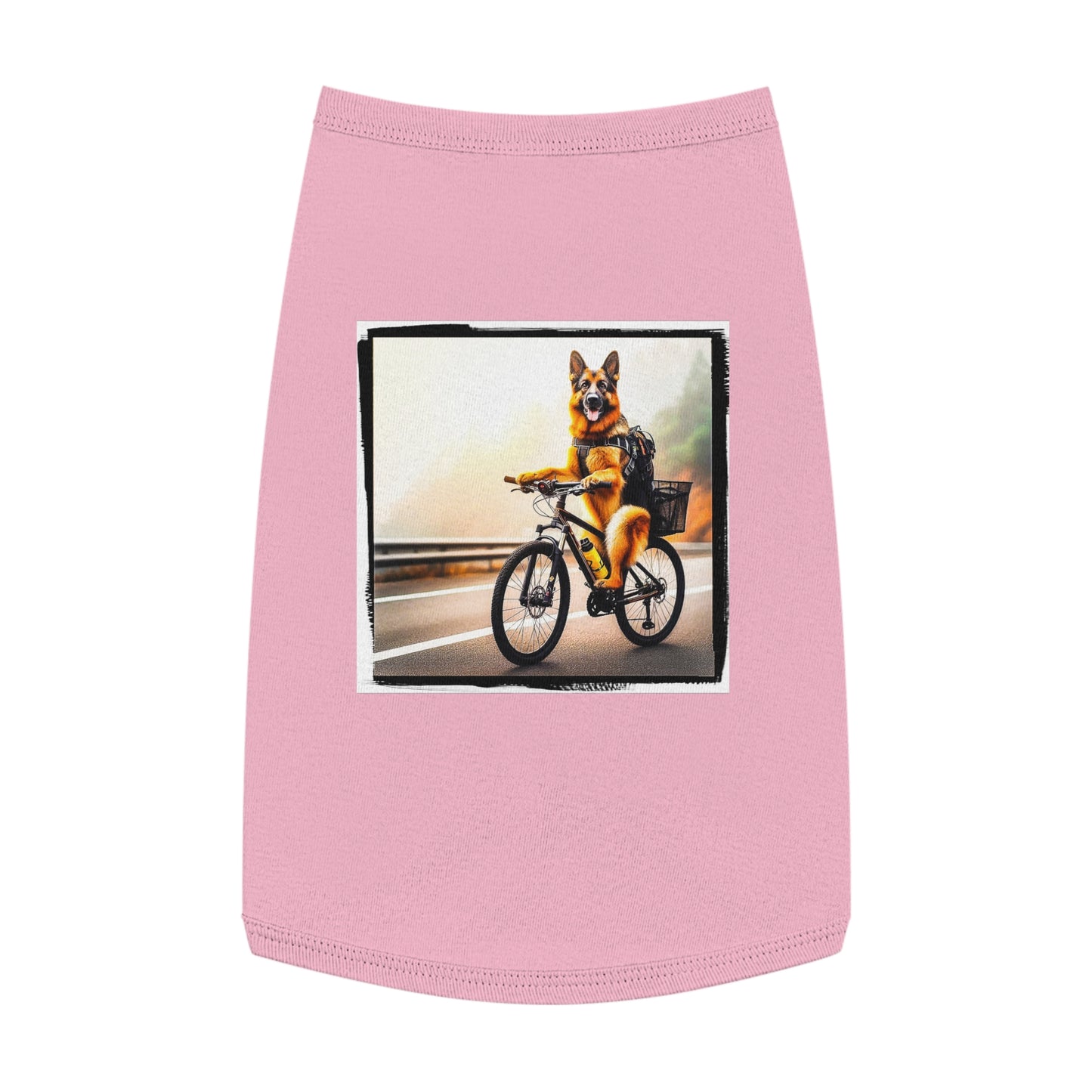 Pet Tank Top German Shepherd Pets Printify L Pink 