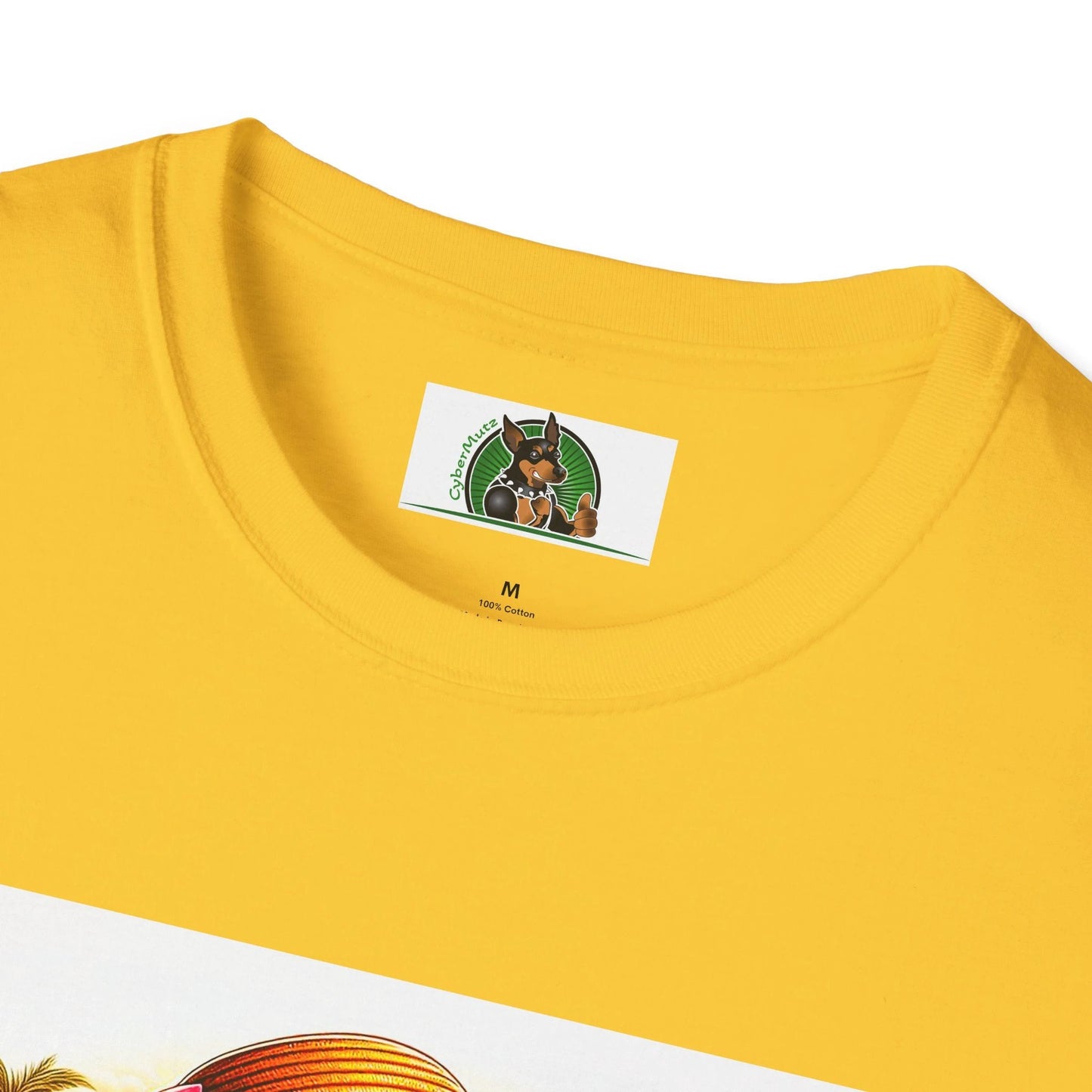 Surfer Pug T-Shirt by Printify
