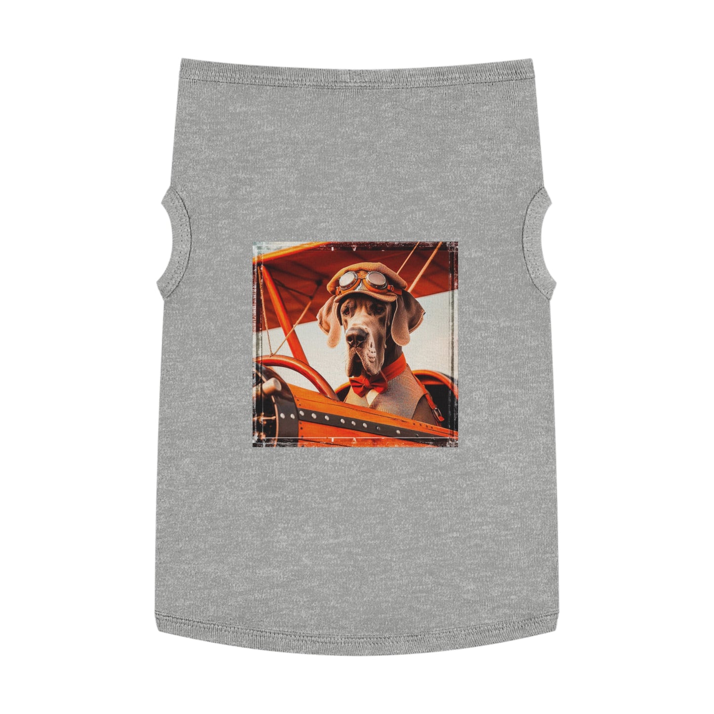 Pet Tank Top Great Dane Pets Printify XL Heather 