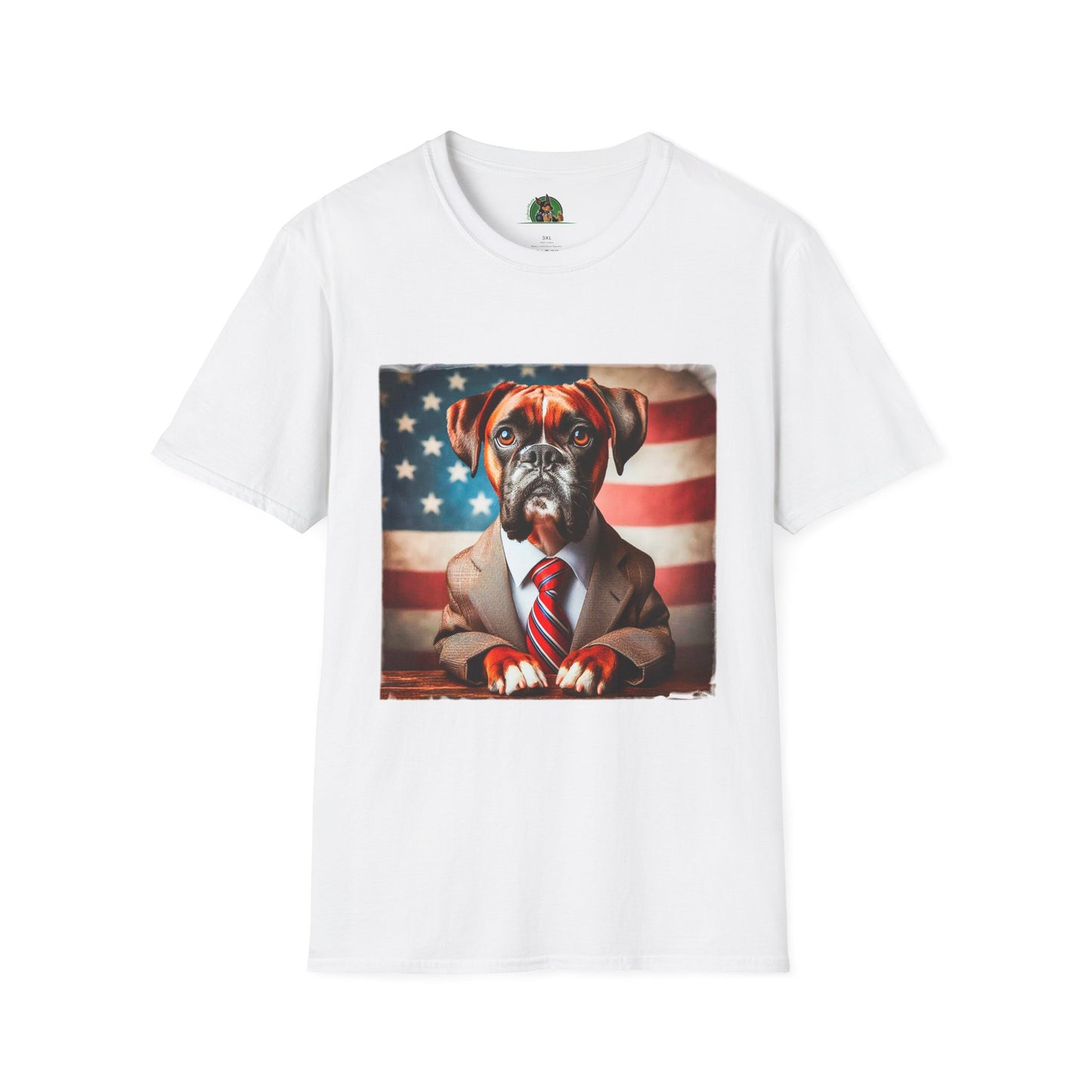 Boxer T-Shirt Printify XS White 