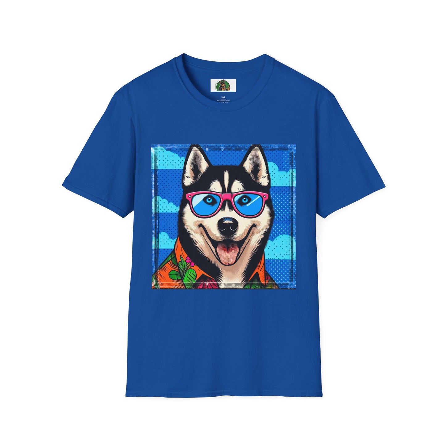 Husky T-Shirt Printify XS Royal 