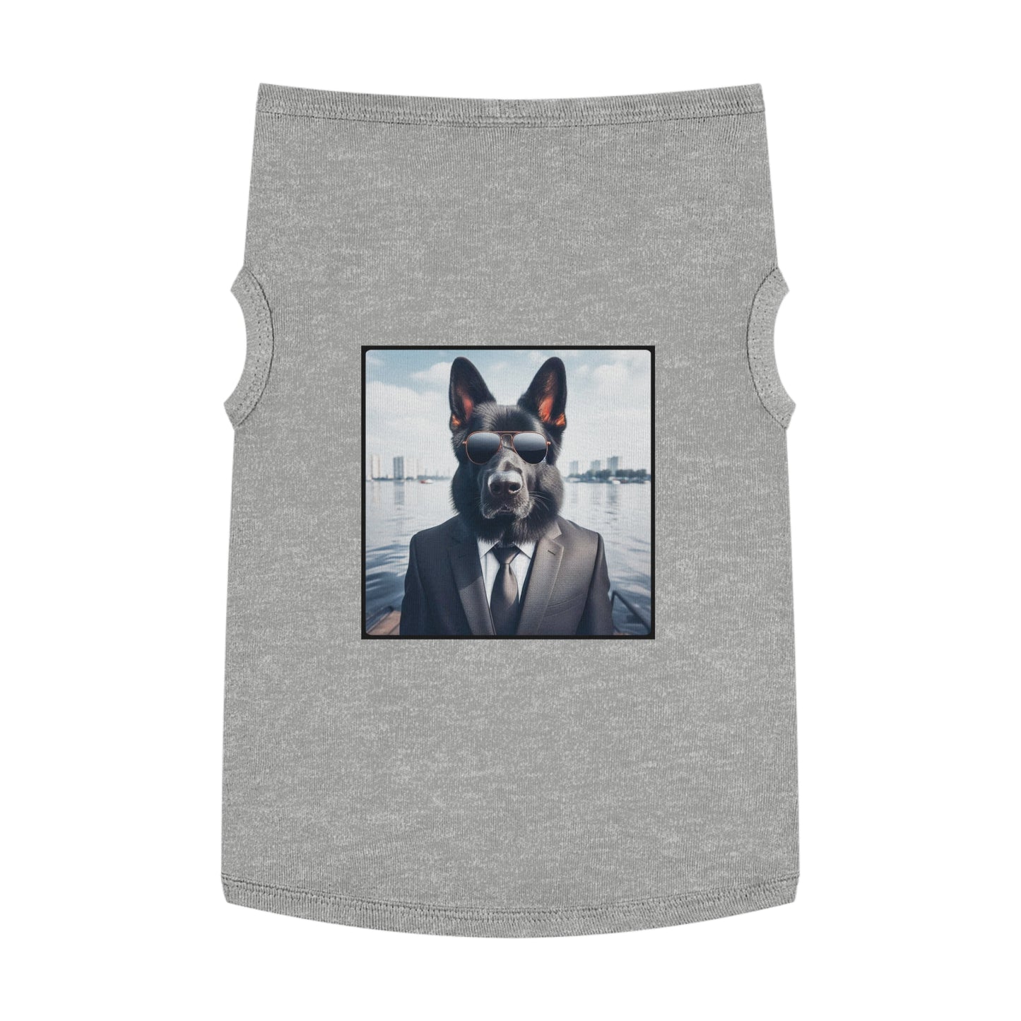 Pet Tank Top German Shepherd Pets Printify XL Heather 