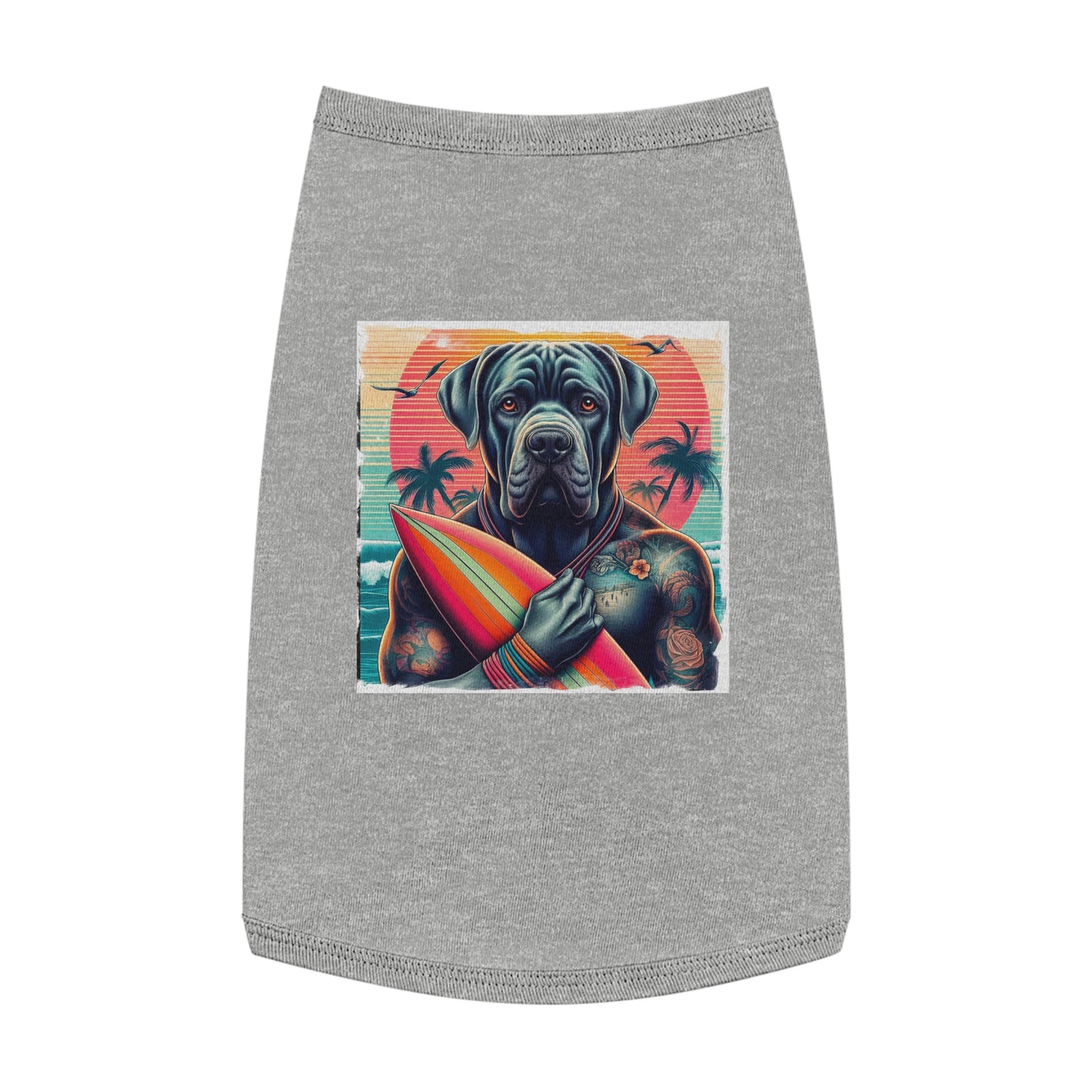 Pet Tank Top Cane Corso Pets Printify L Heather