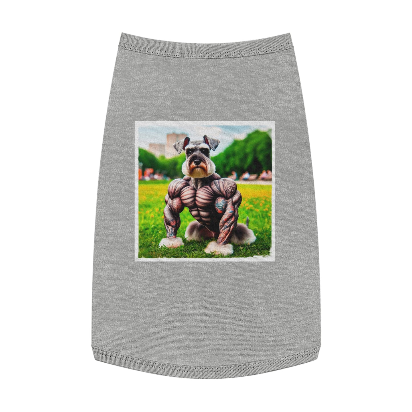 Pet Tank Top Miniature Schnauzer Pets Printify   