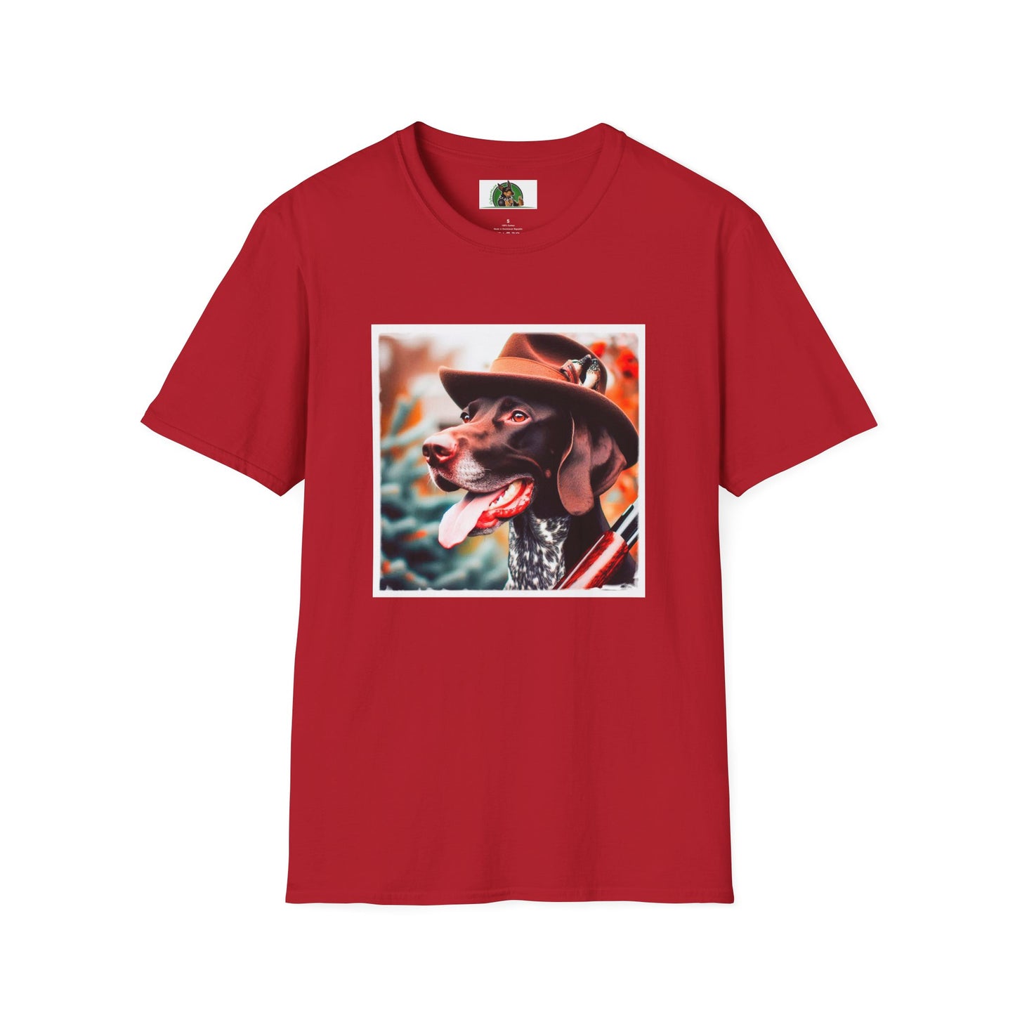 German Shorthaired Pointer T-Shirt Printify S Cherry Red 