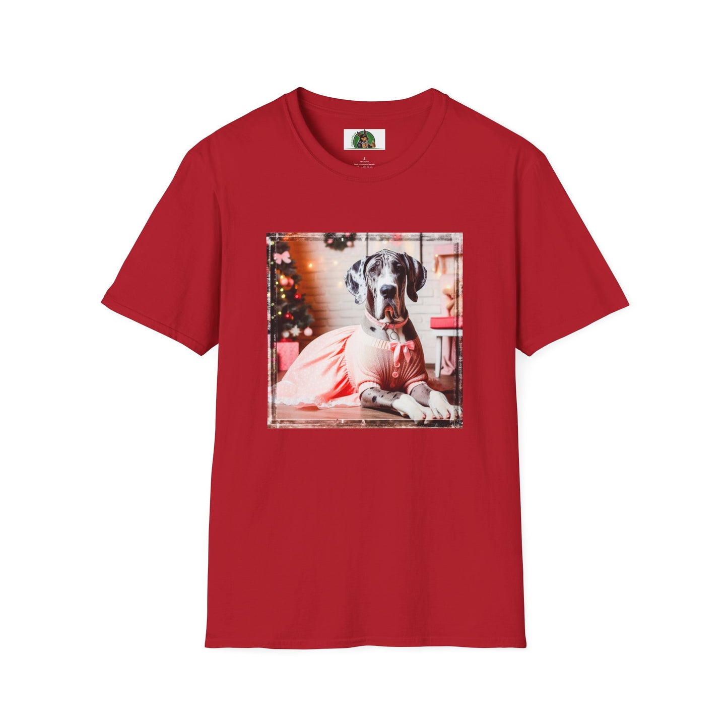 Great Dane T-Shirt Printify S Cherry Red 