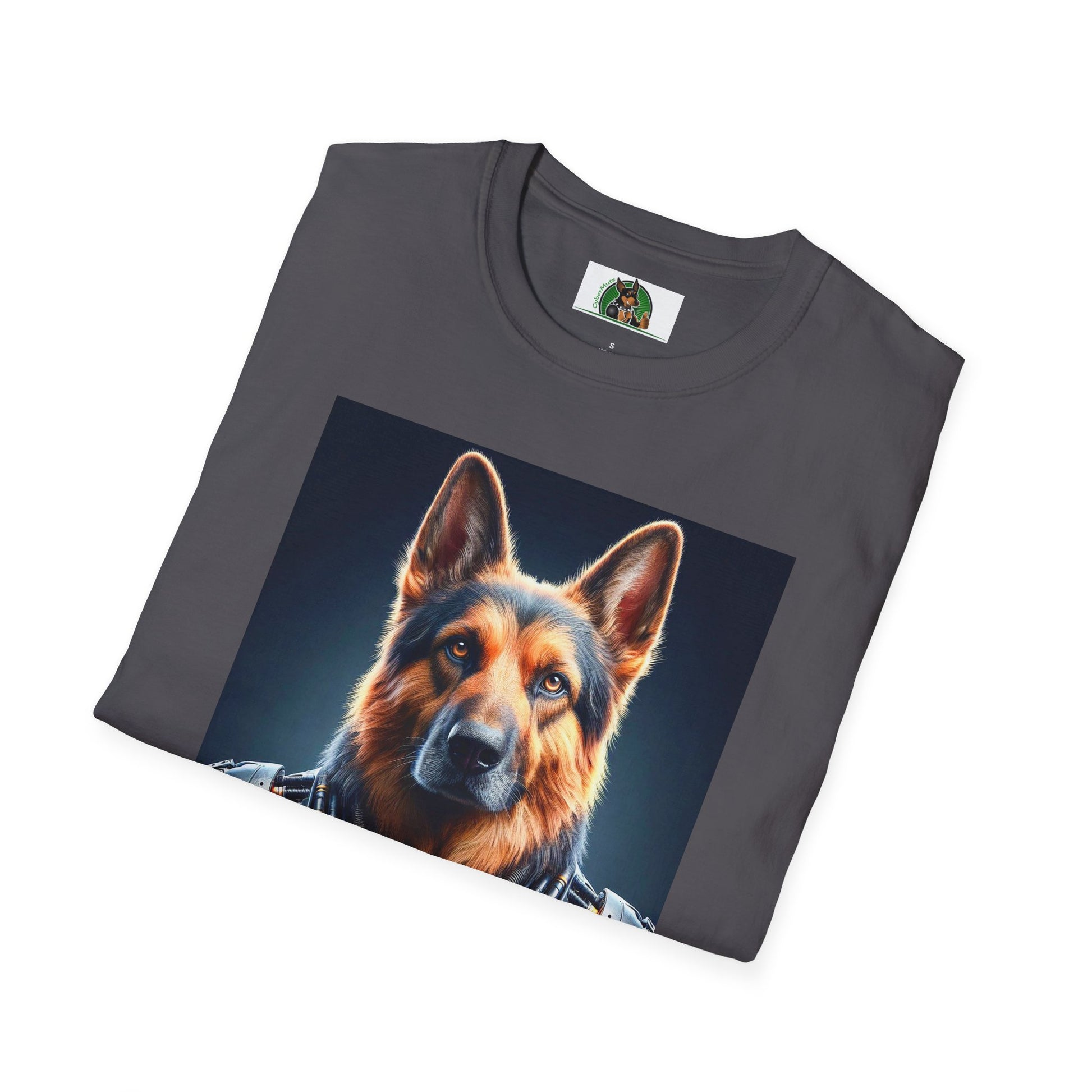 German Shepherd metal warrior shirt T-Shirt Printify