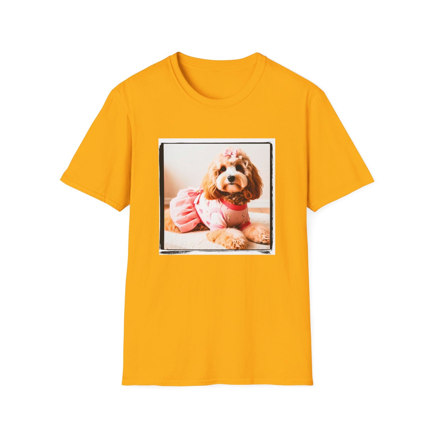 CockerPoo T-Shirt Printify S Gold