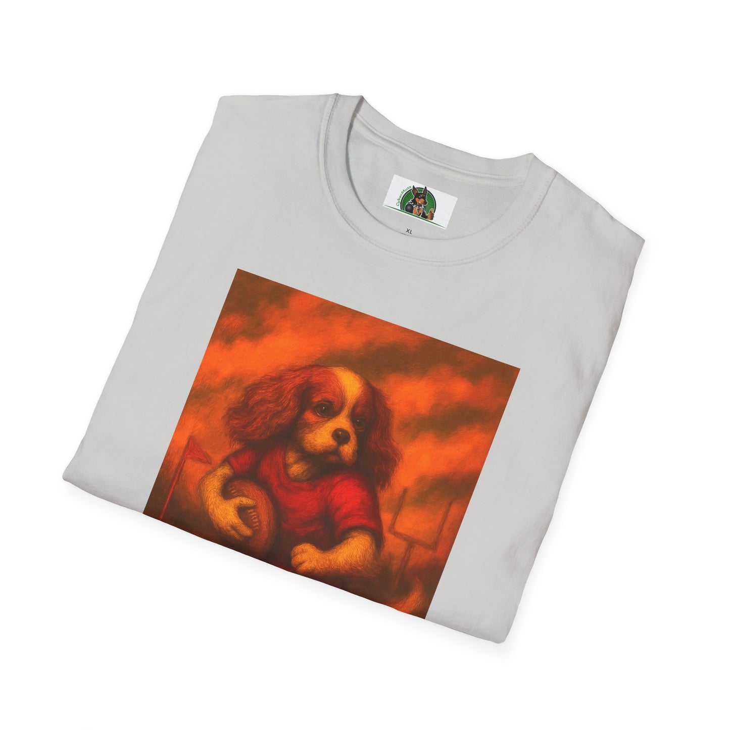 Unisex T-Shirt Cavalier King Charles Football Sports Design
