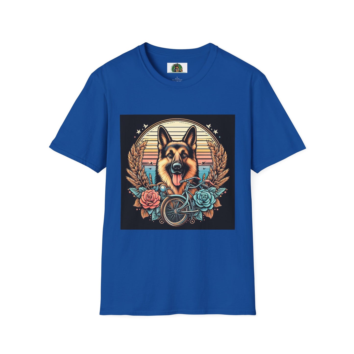 Marketing German Shepherd Mis·cel·la·ne·ous T-Shirt Printify S Royal 