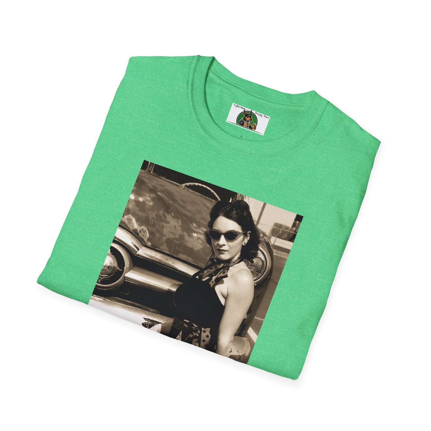 Mis·cel·la·ne·ous Rockabilly Girl T-Shirt Printify   