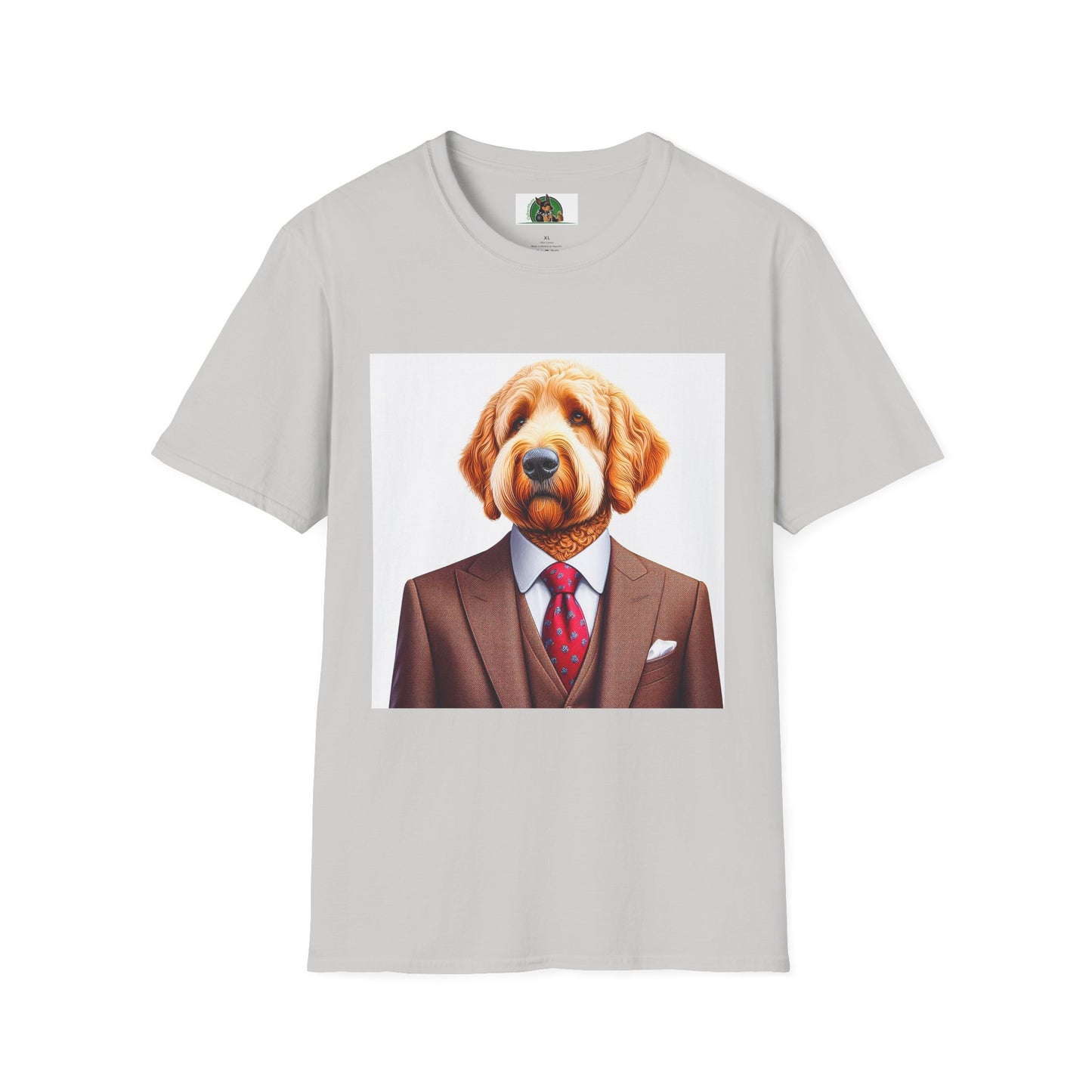 Golden Doodle T-Shirt Printify S Ice Grey