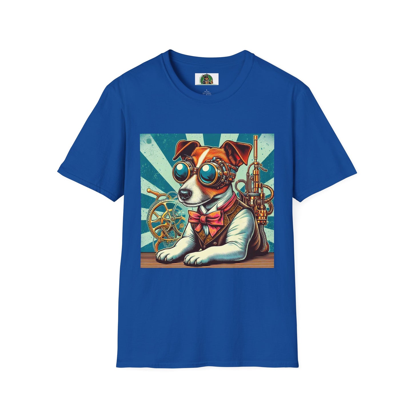Jack Russell Steampunk Working T-Shirt Printify S Royal