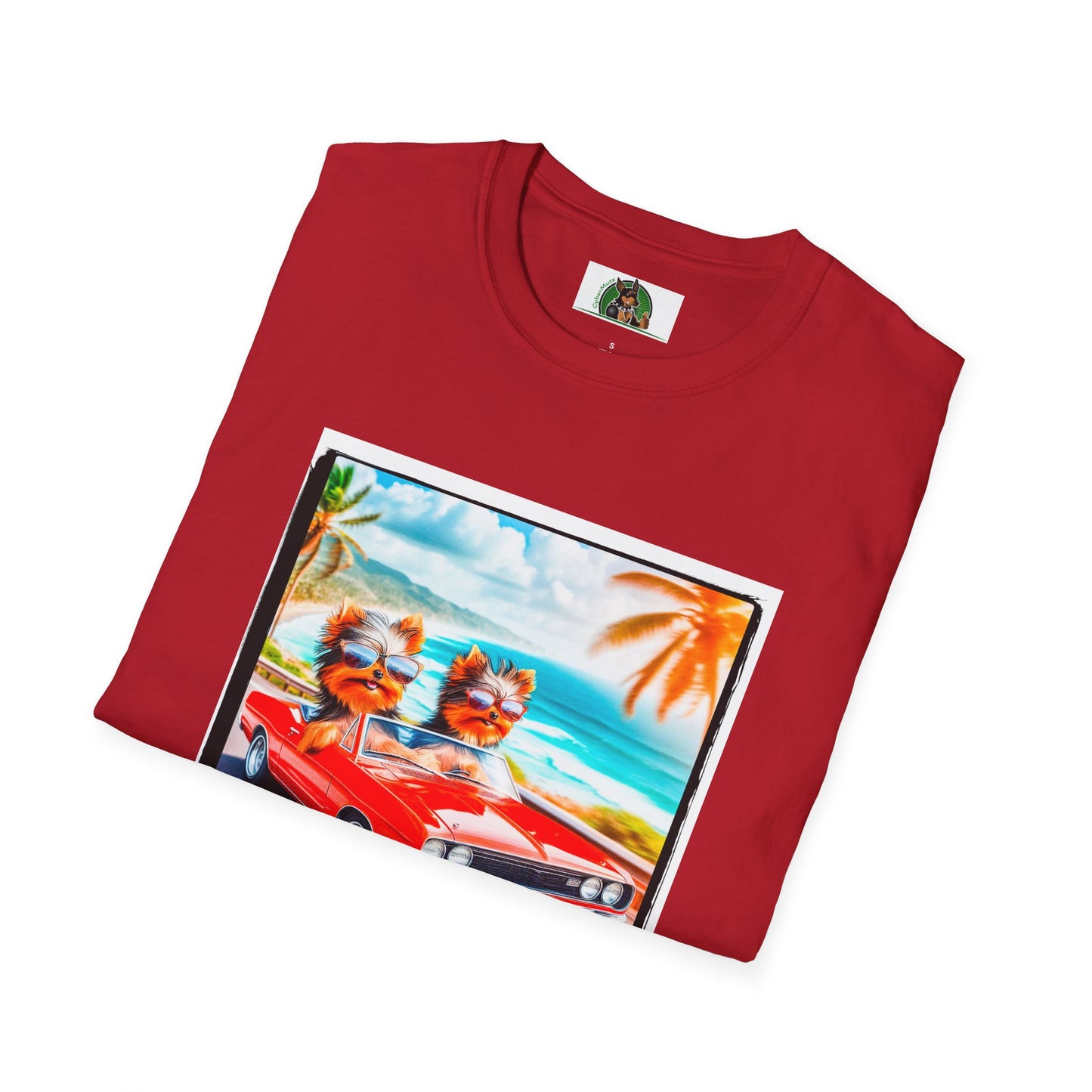 Yorkie beach cruising shirt