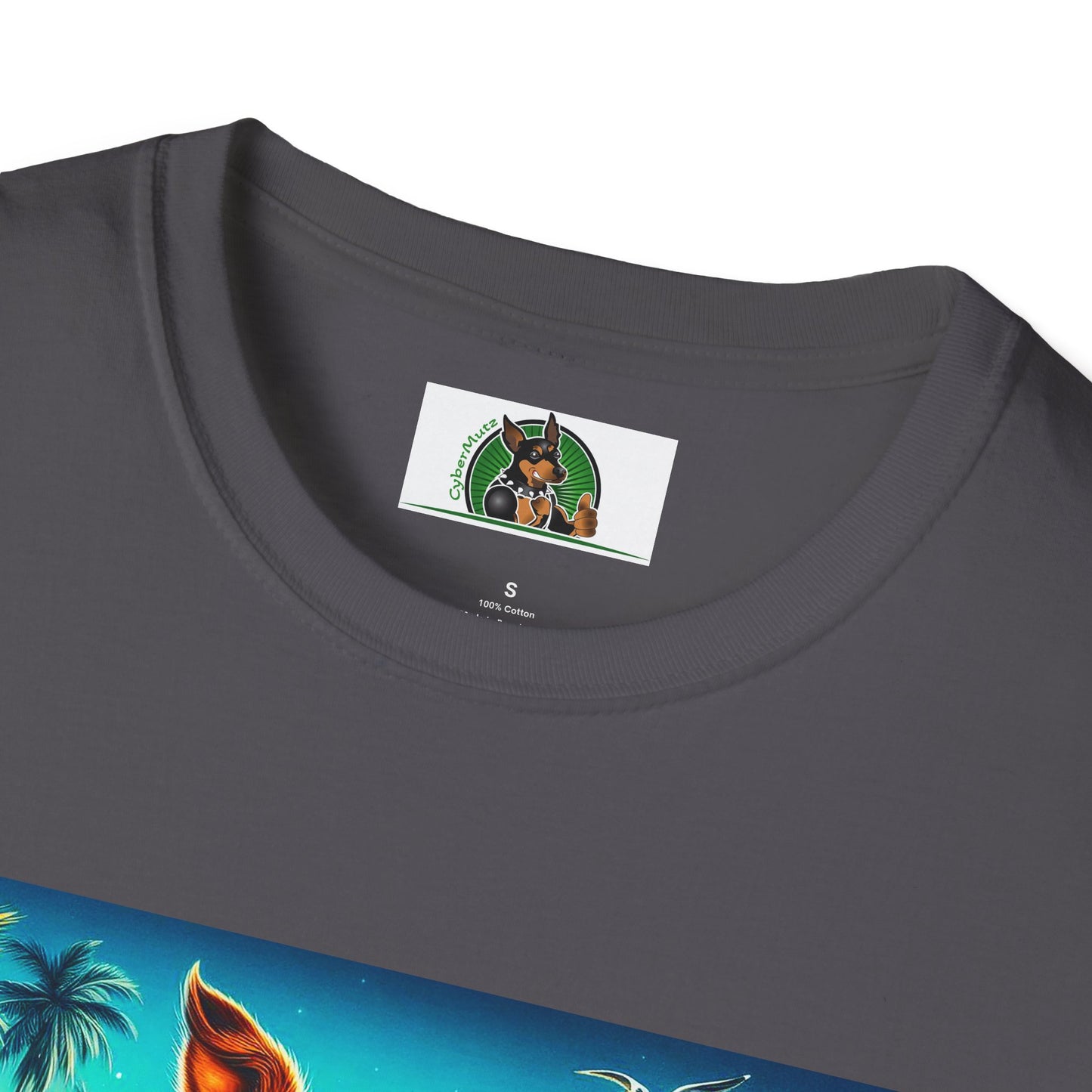 Jack Russell Surfer W/Shades T-Shirt Printify