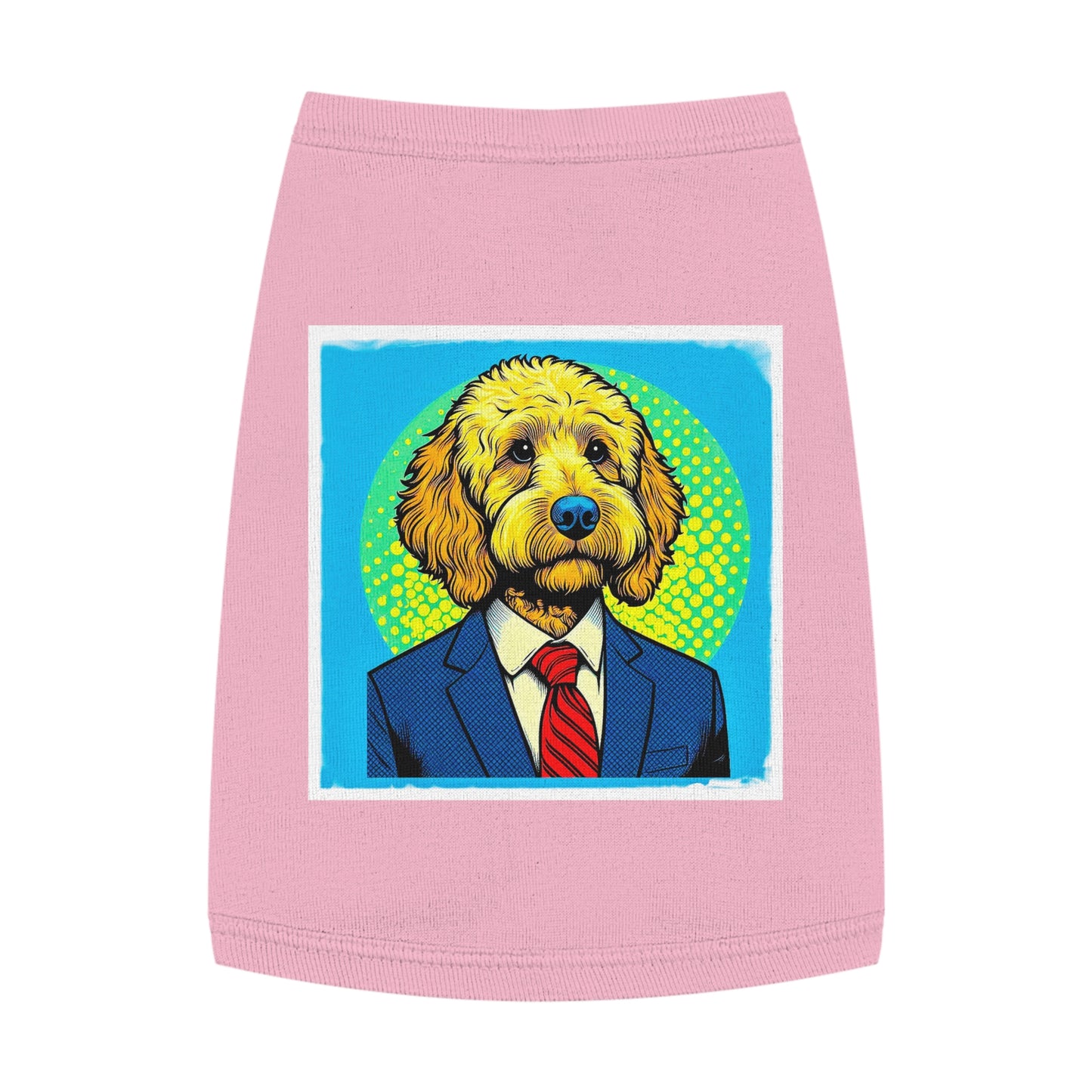 Pet Tank Golden Doodle Pets Printify M Pink