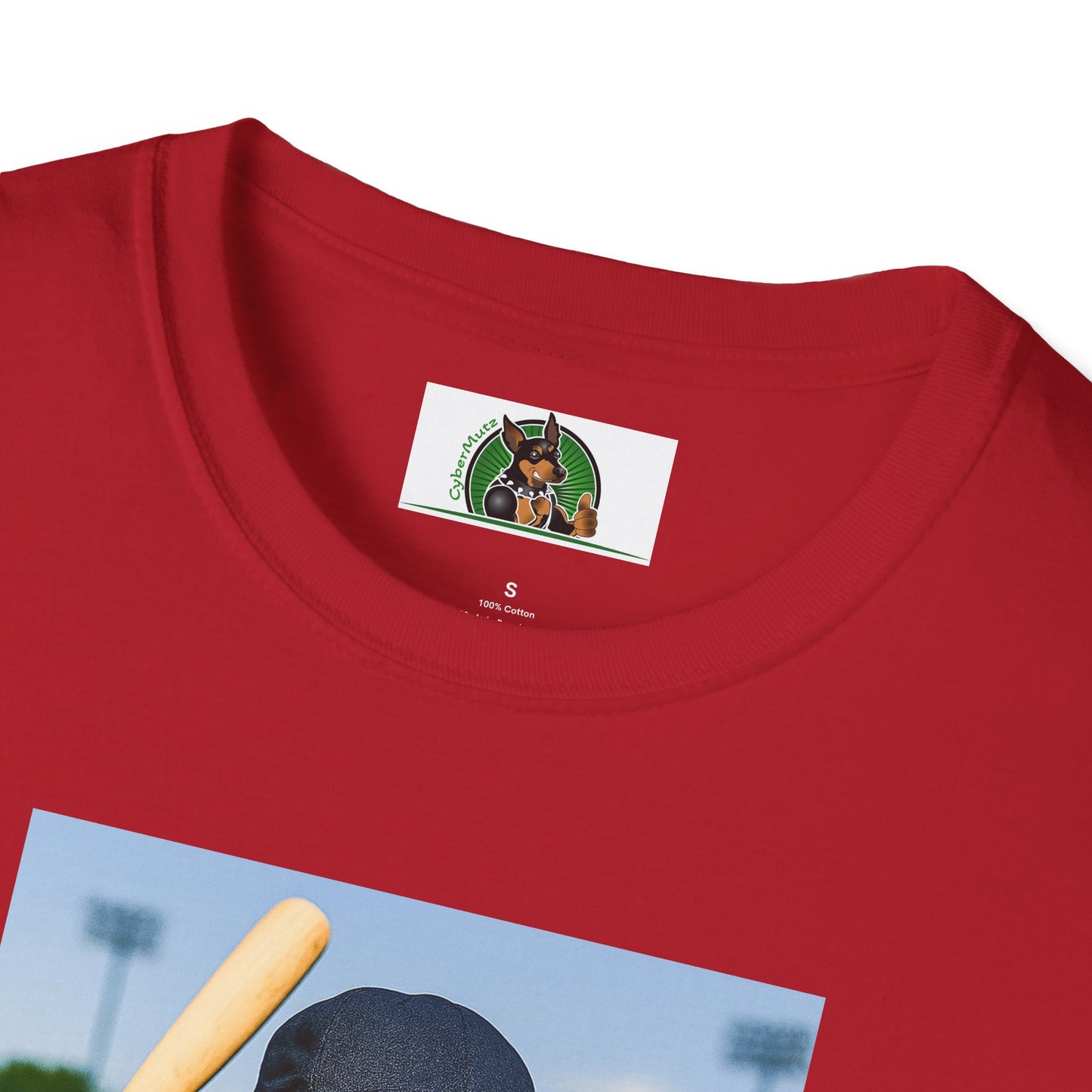 Baseball Doberman Sports T-Shirt