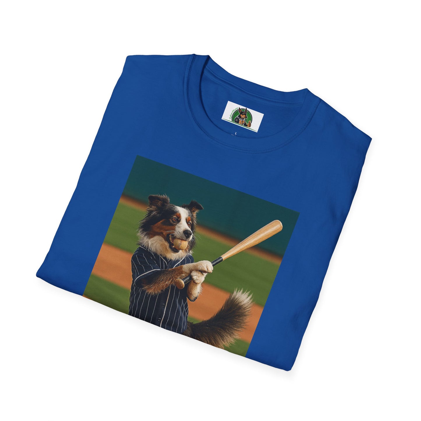 Sports Baseball Australian Shepherd Unisex T-Shirt T-Shirt Printify