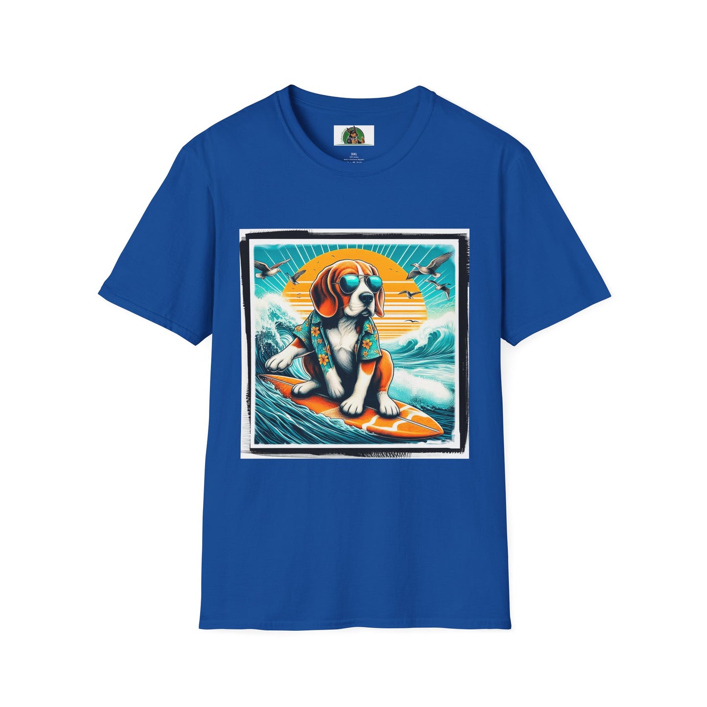 Beagle T-Shirt Printify XS Royal 