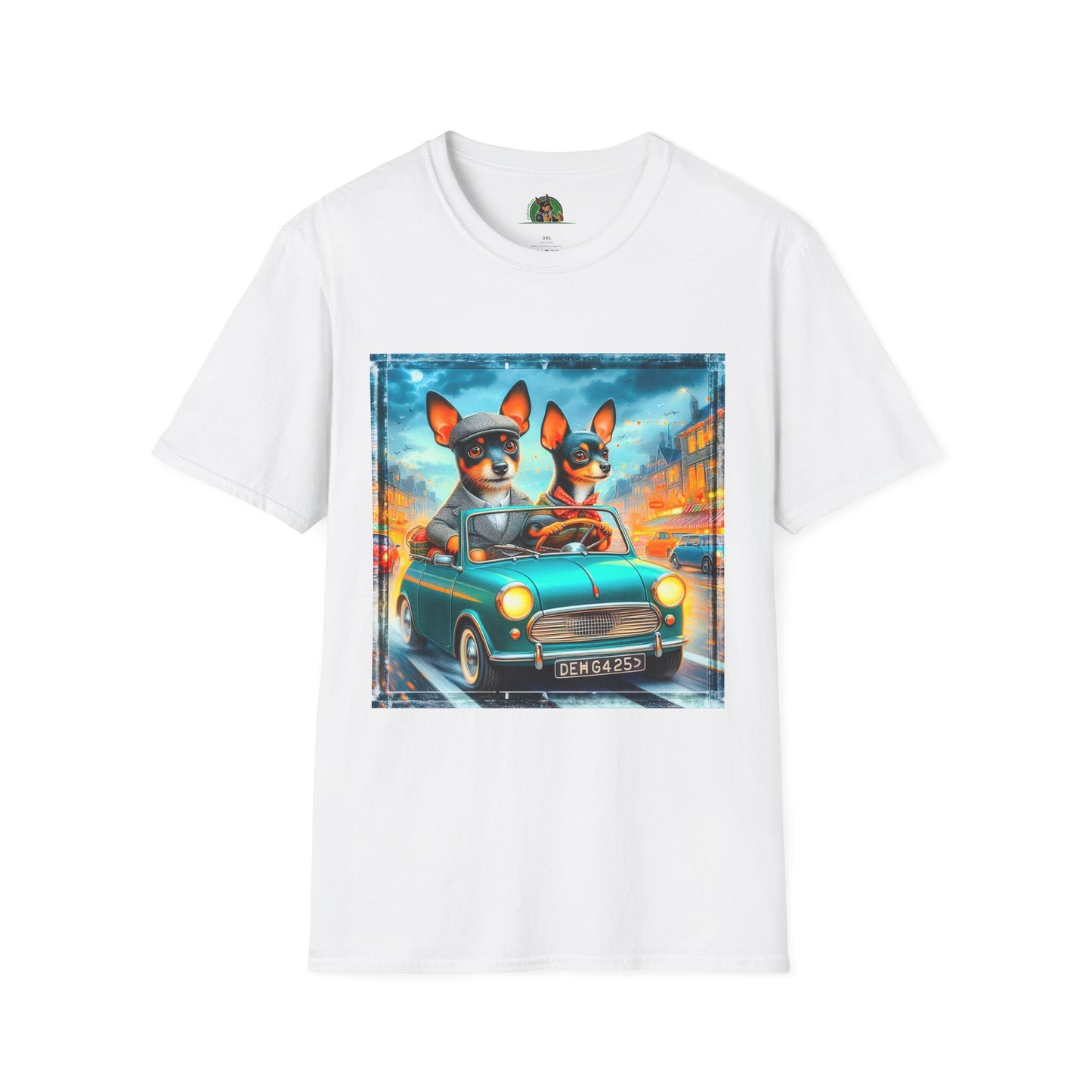 Wacky Rat Terrier T-Shirt T-Shirt Printify XS White 