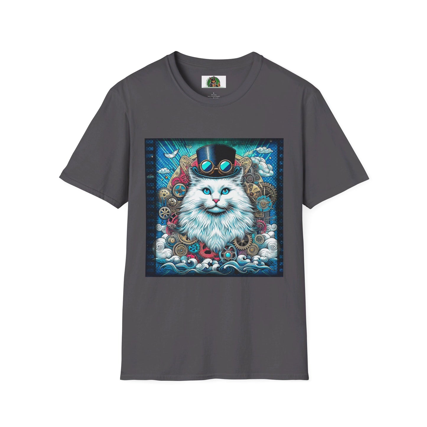 Marketing Siberian Cat Mis·cel·la·ne·ous T-Shirt Printify S Charcoal 