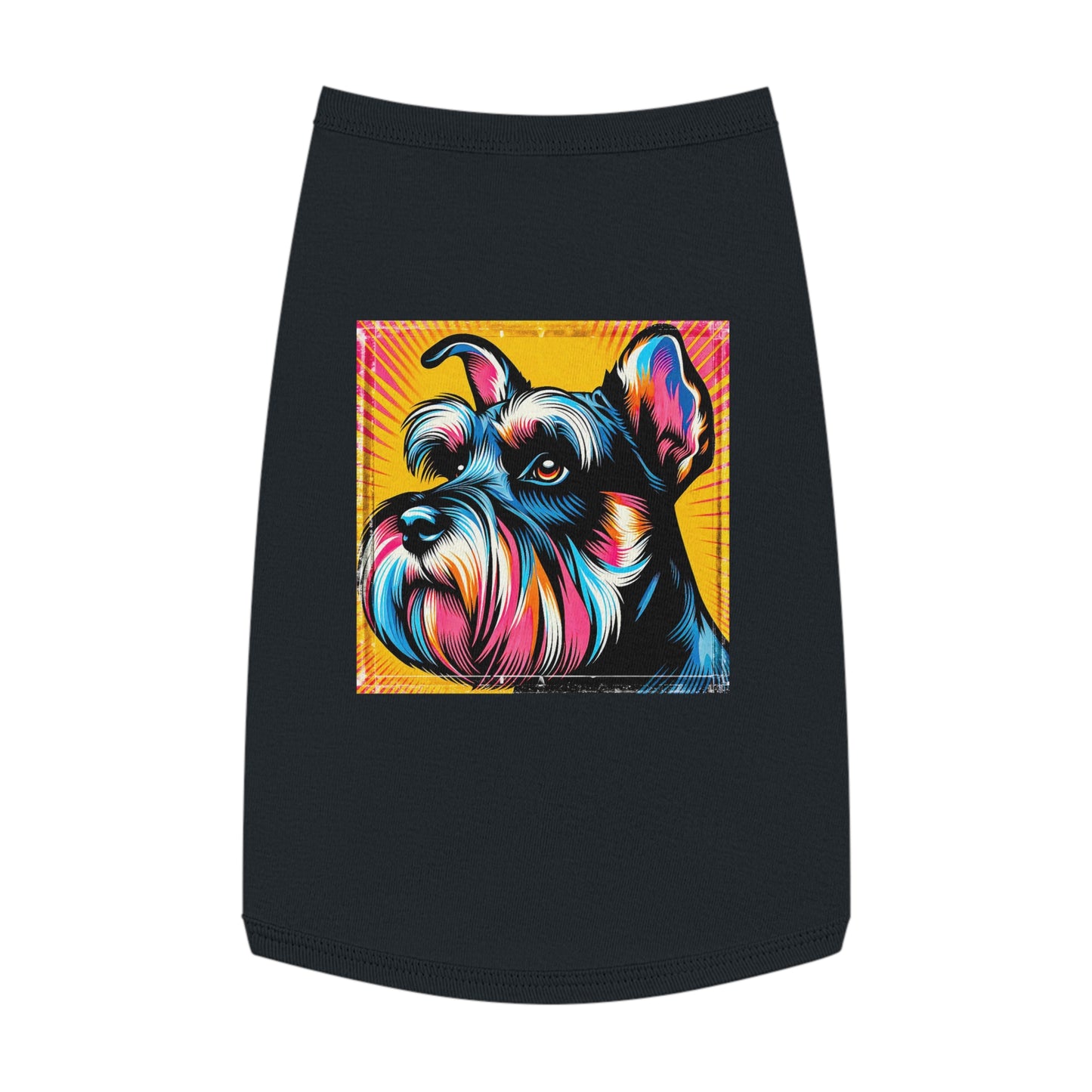 Pet Tank Top Miniature Schnauzer Pets Printify L Black 