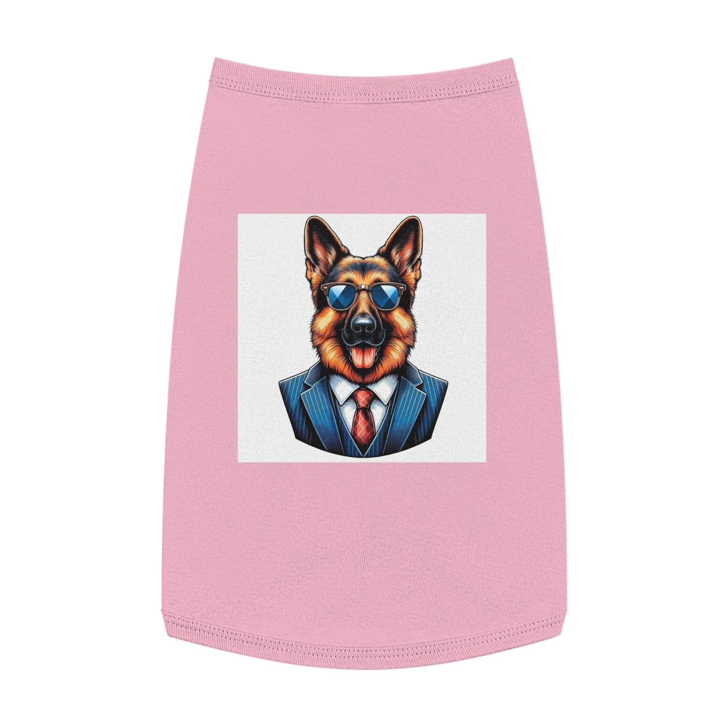 Pet Tank Top German Shepherd Pets Printify L Pink 