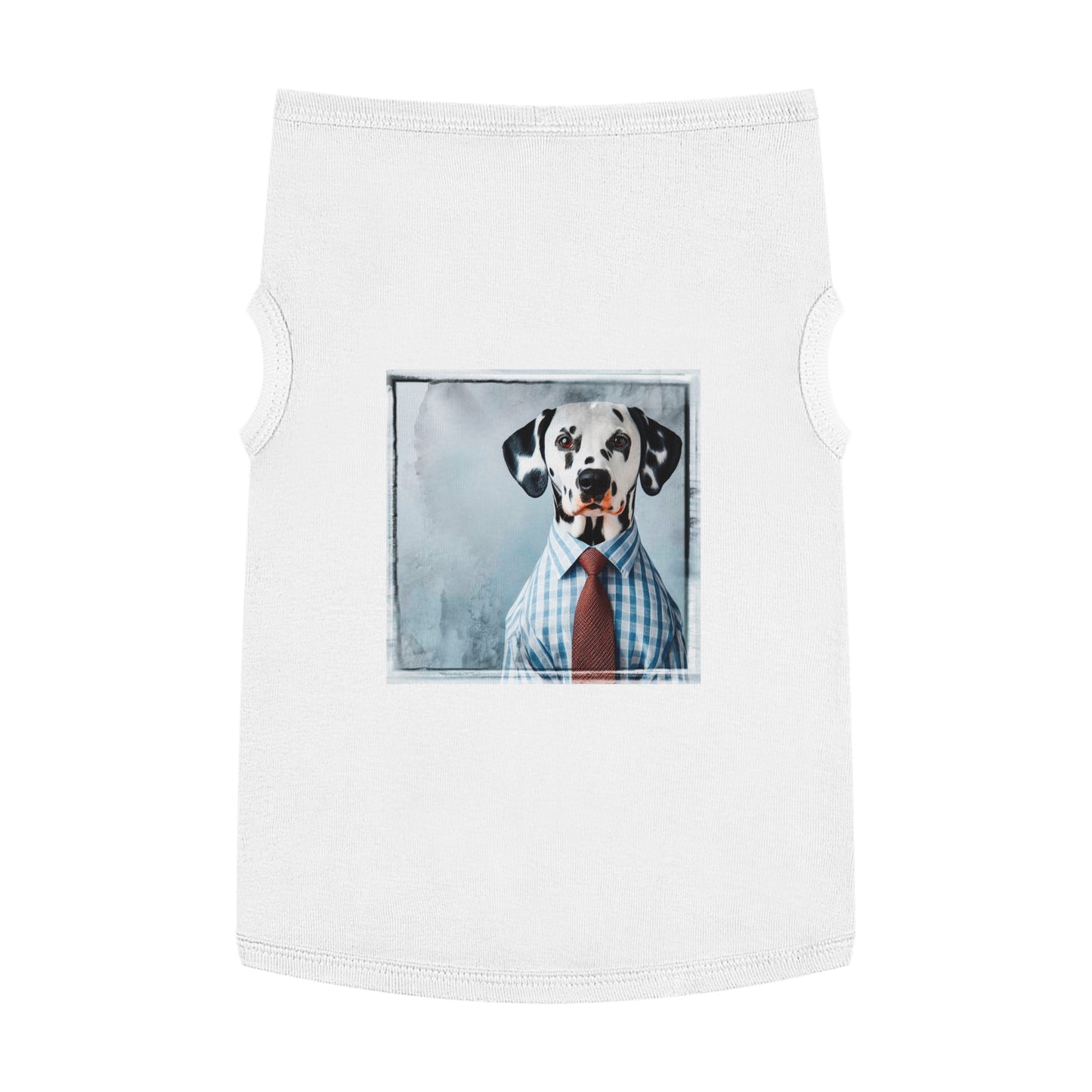 Pet Tank Top Dalmatian Pets Printify XL White 