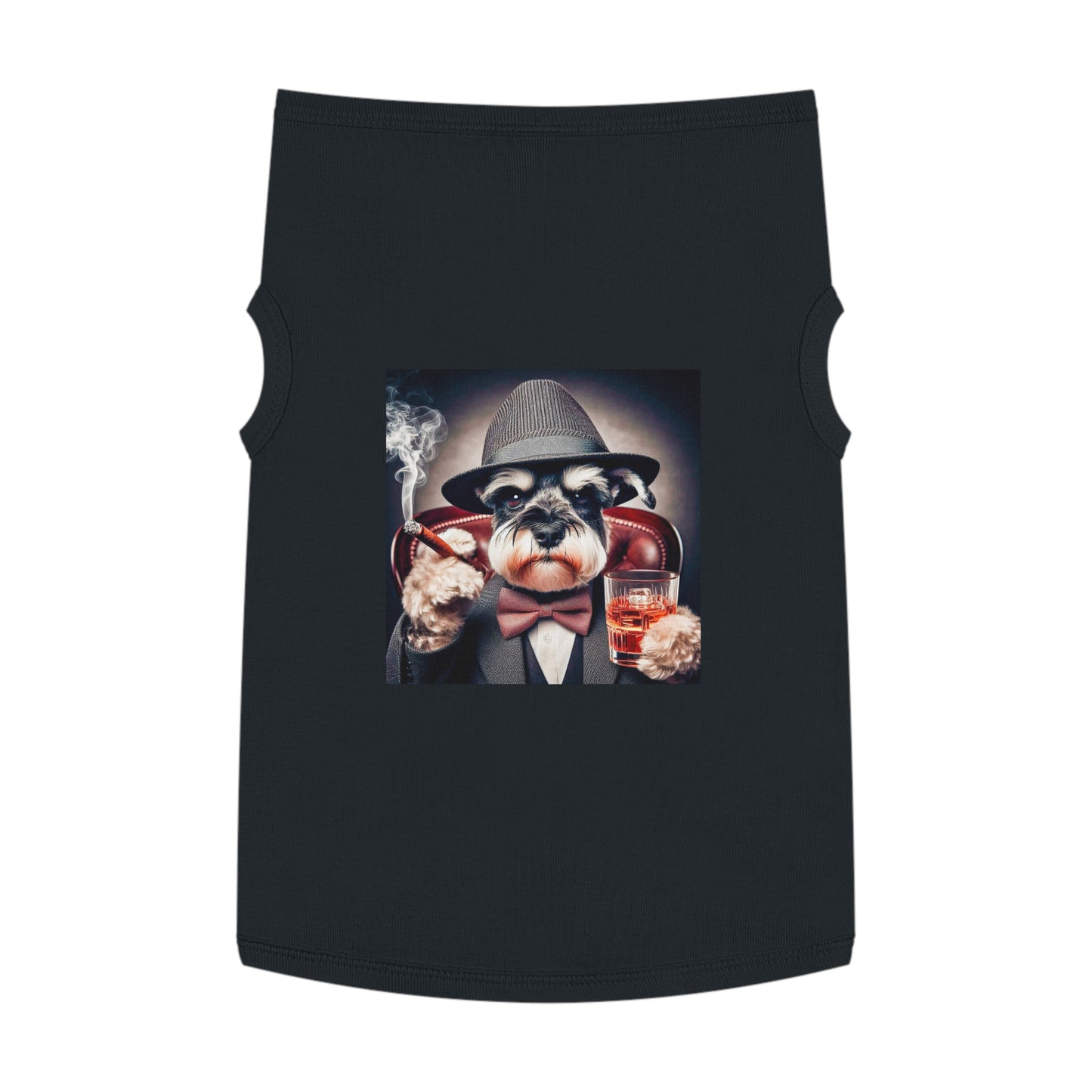 Pet Tank Top Miniature Schnauzer Pets Printify   