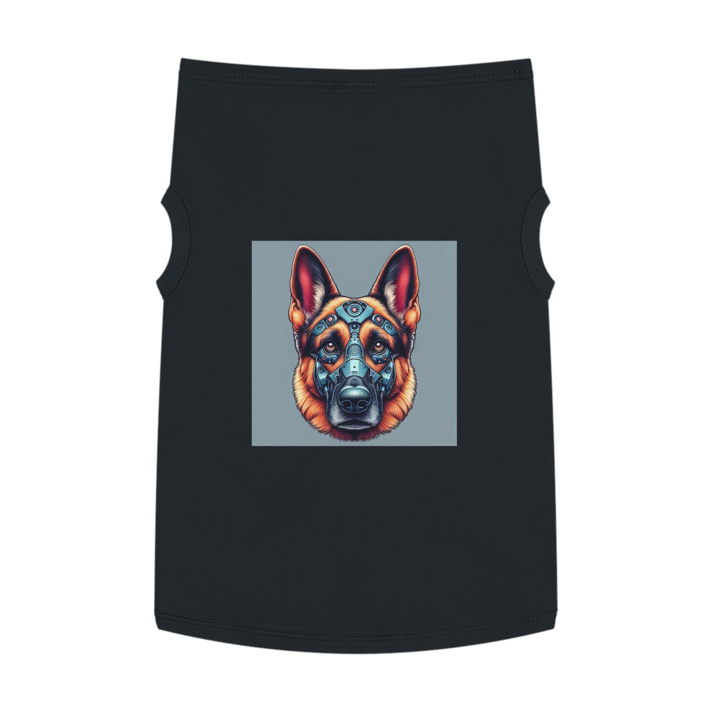 Pet Tank Top German Shepherd Pets Printify XL Black 