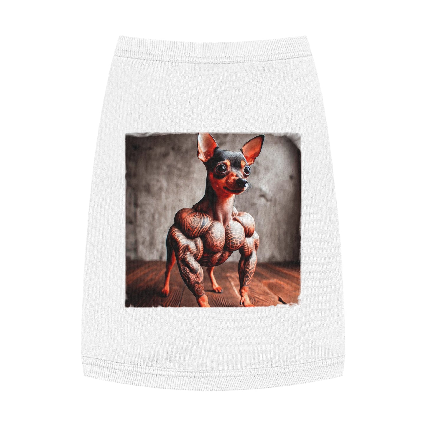 Dog Tank Top - Min Pin Tank Tops Pets Printify   