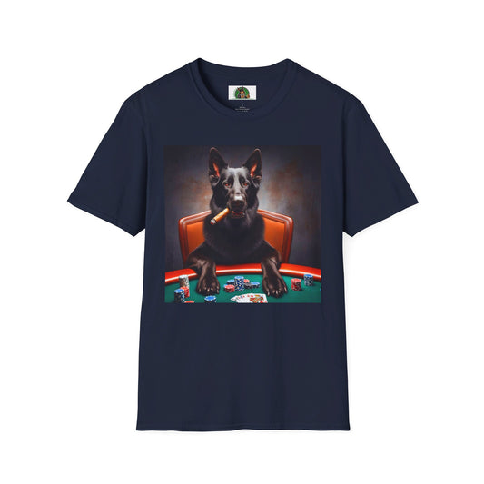 German Shepherd T-Shirt Printify Navy S 