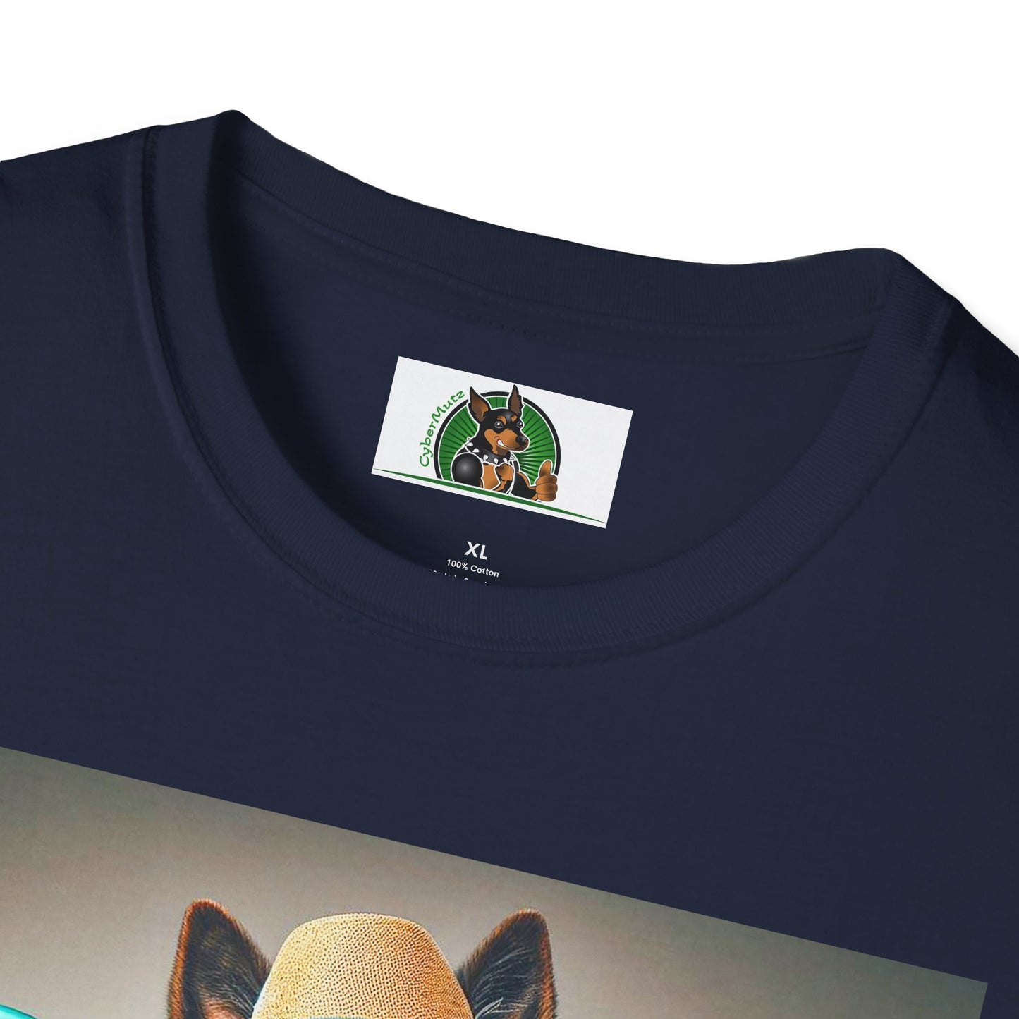 German Shepherd frisbee flying shirt T-Shirt Printify