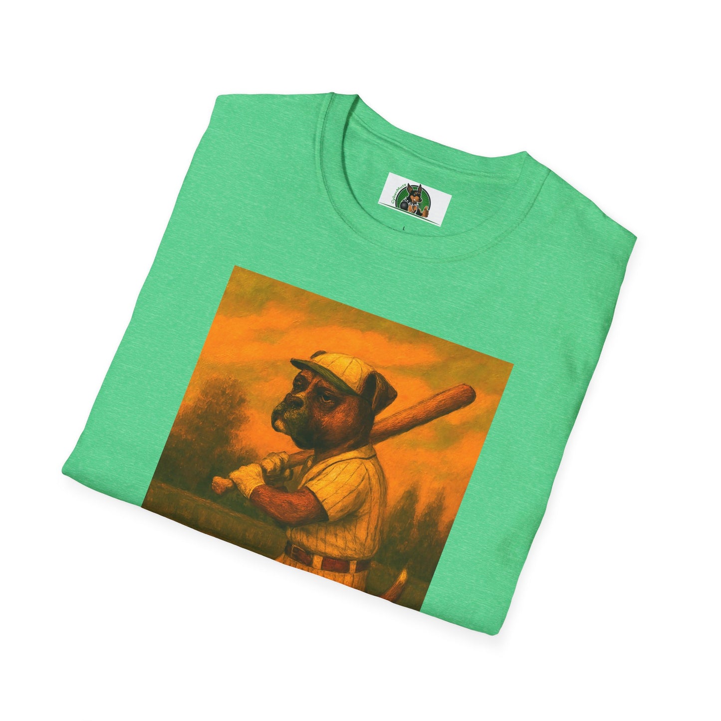 Boxer Puppy Dogs Unisex T-Shirt - Baseball Sports Theme