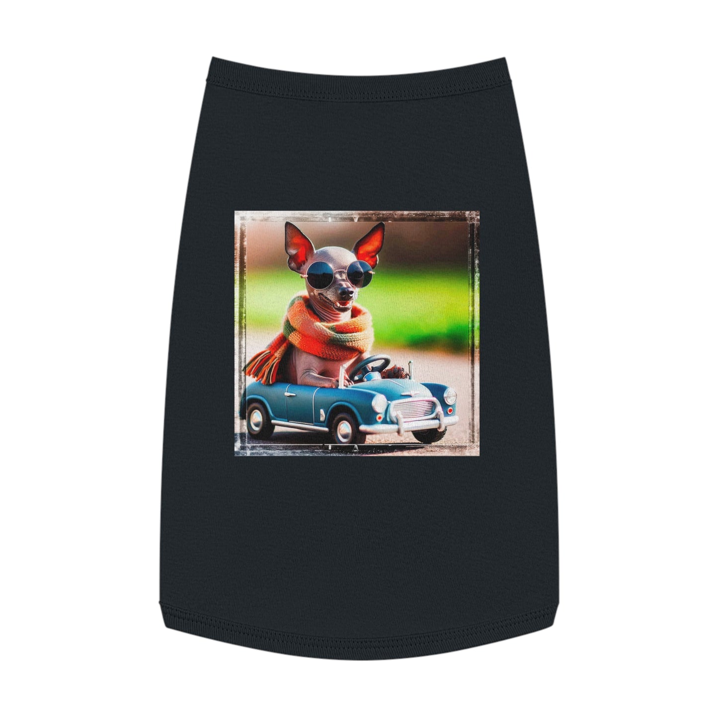 Wacky Pet Tank Top Mexican Hairless Pets Printify L Black